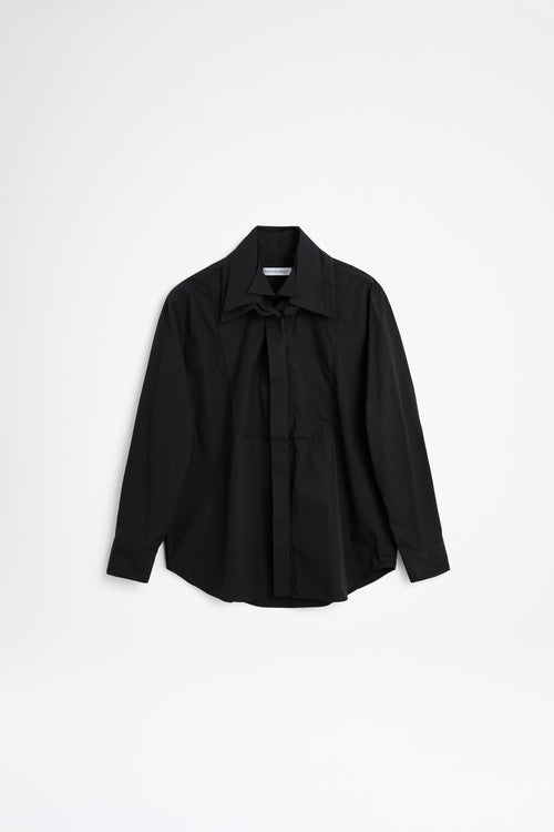 MULTI-LAYERED POPLIN SHIRT