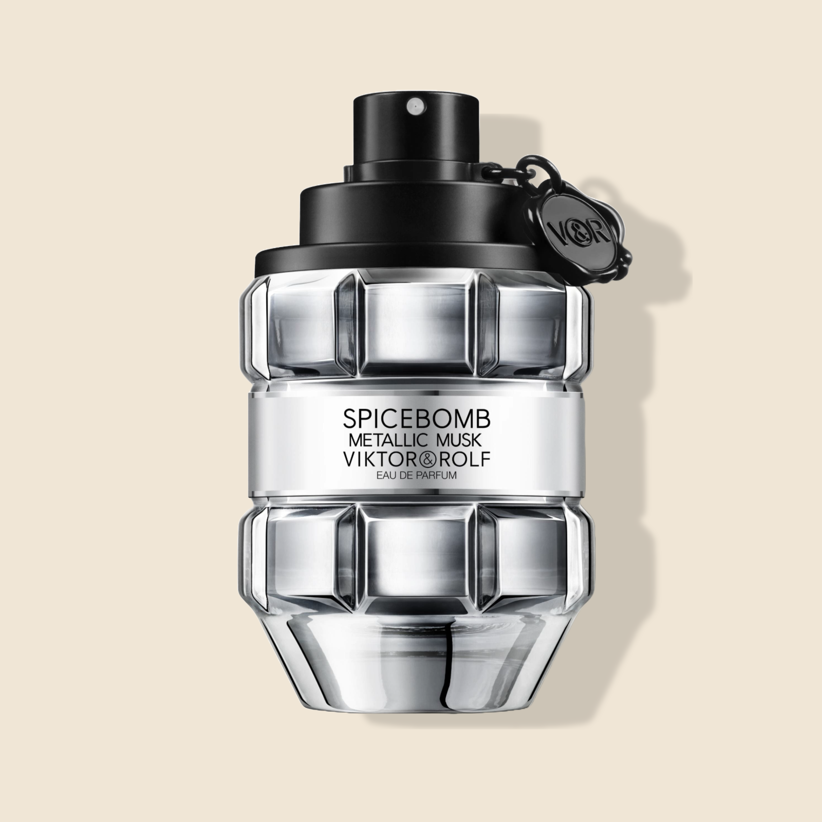 A bold, magnetic fragrance where warm white musk and silver suede are energized by a spark of black pepper