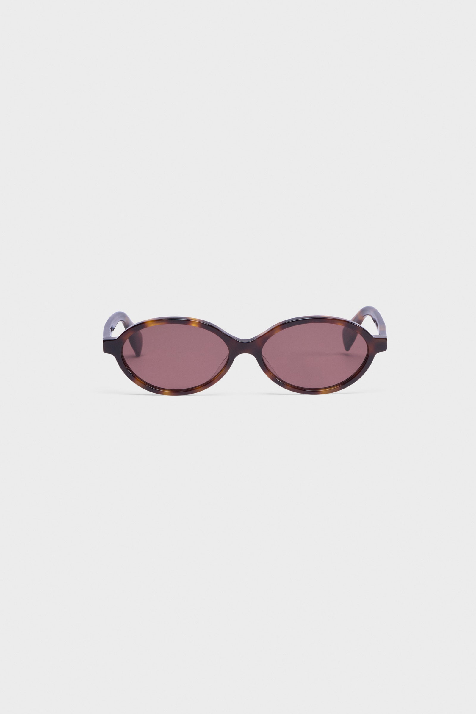 OVAL ACETATE SUNGLASSES