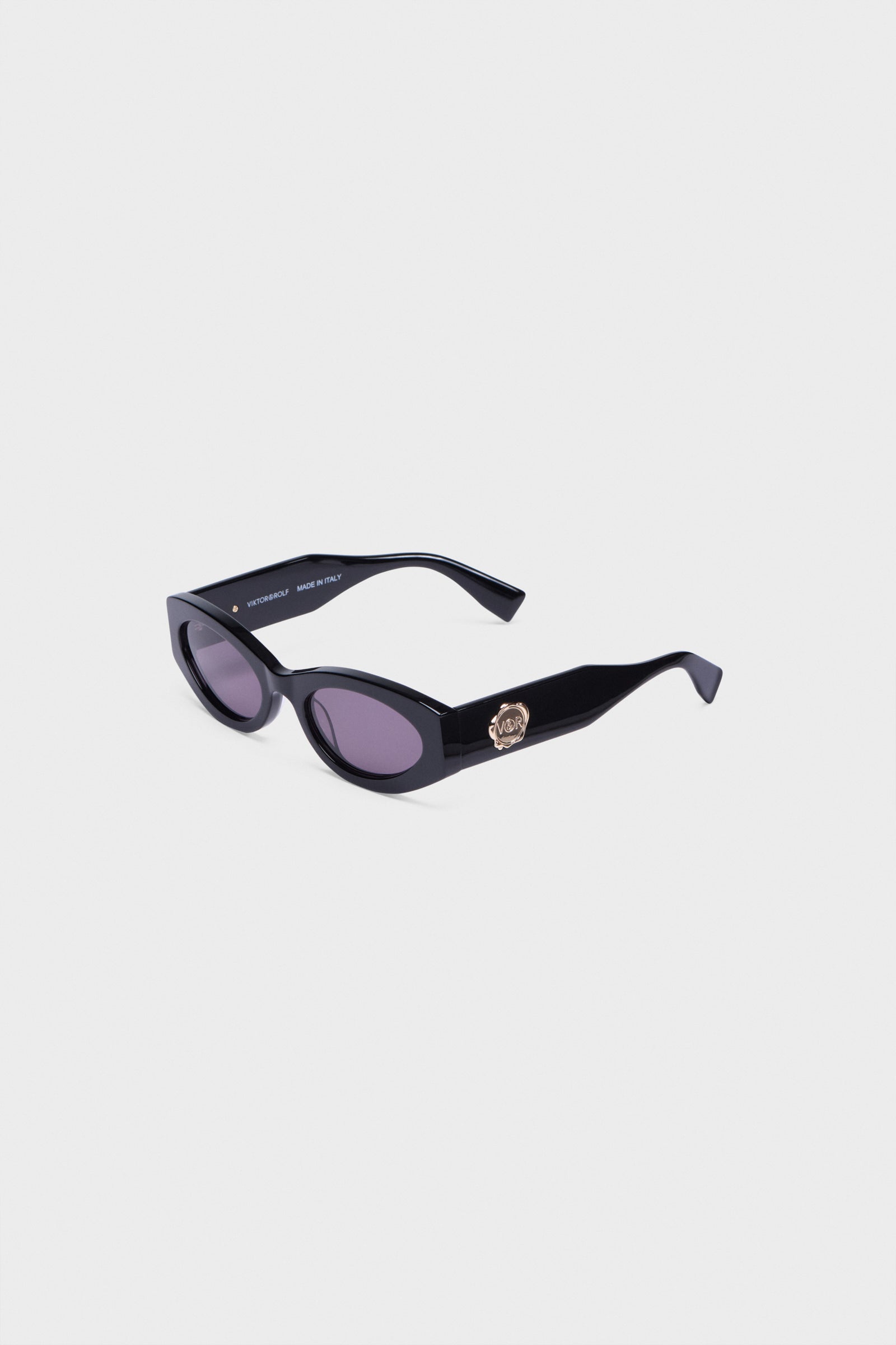 OVAL ACETATE SUNGLASSES