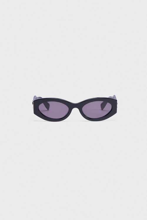 OVAL ACETATE SUNGLASSES