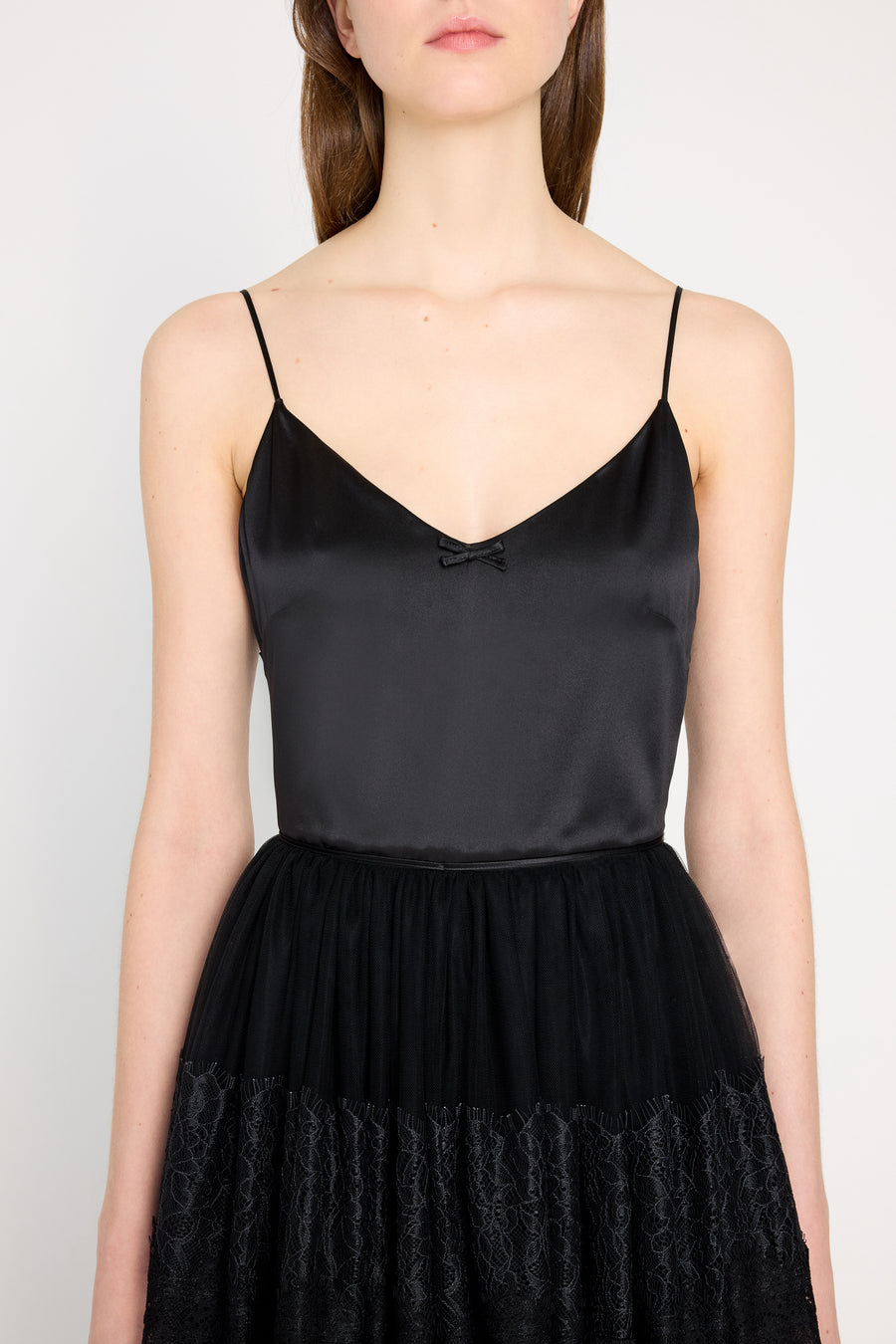 TULLE & LACE CAMI GOWN