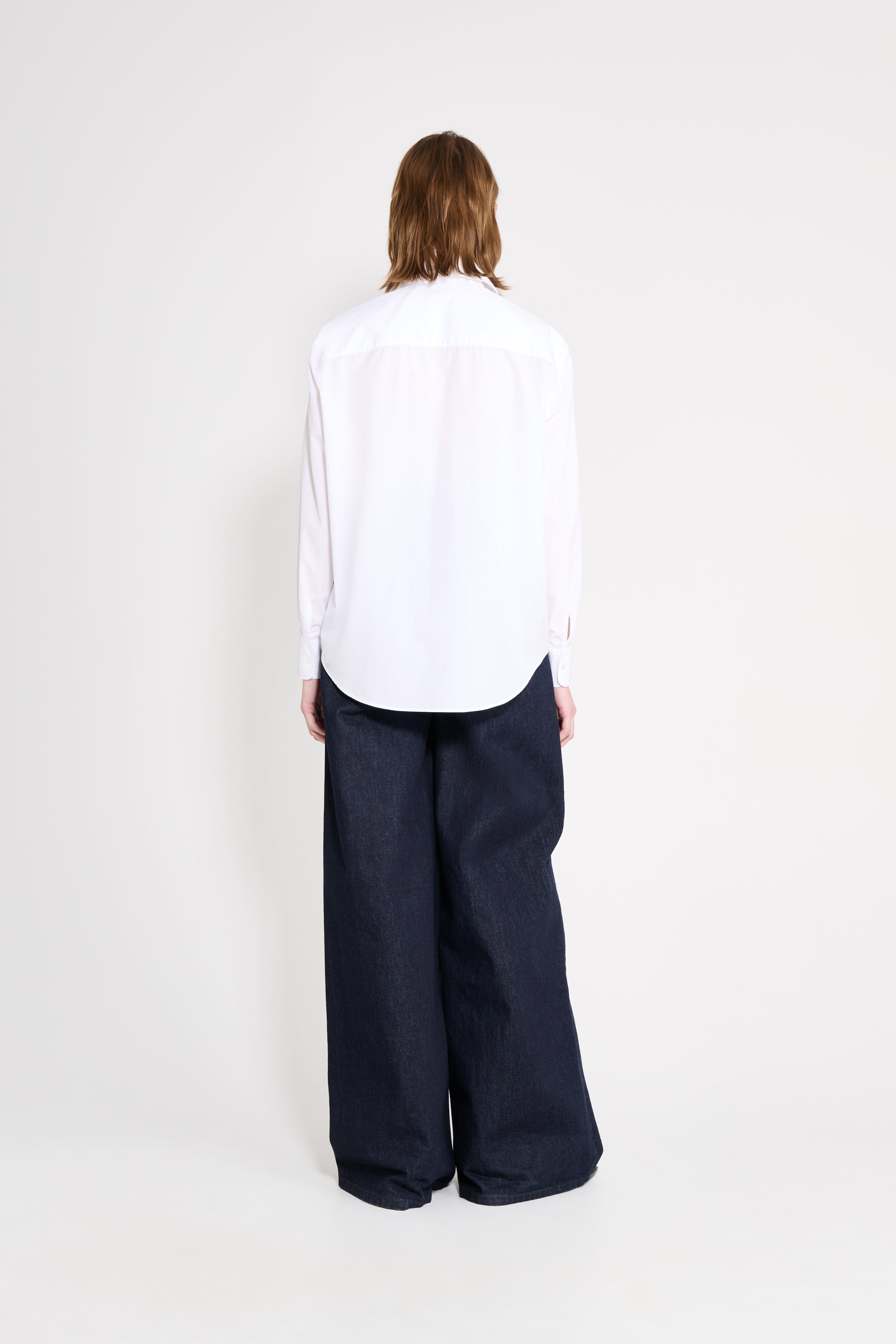 MULTI-LAYERED POPLIN SHIRT