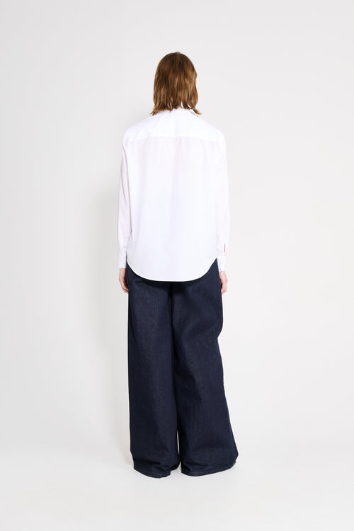 MULTI-LAYERED POPLIN SHIRT