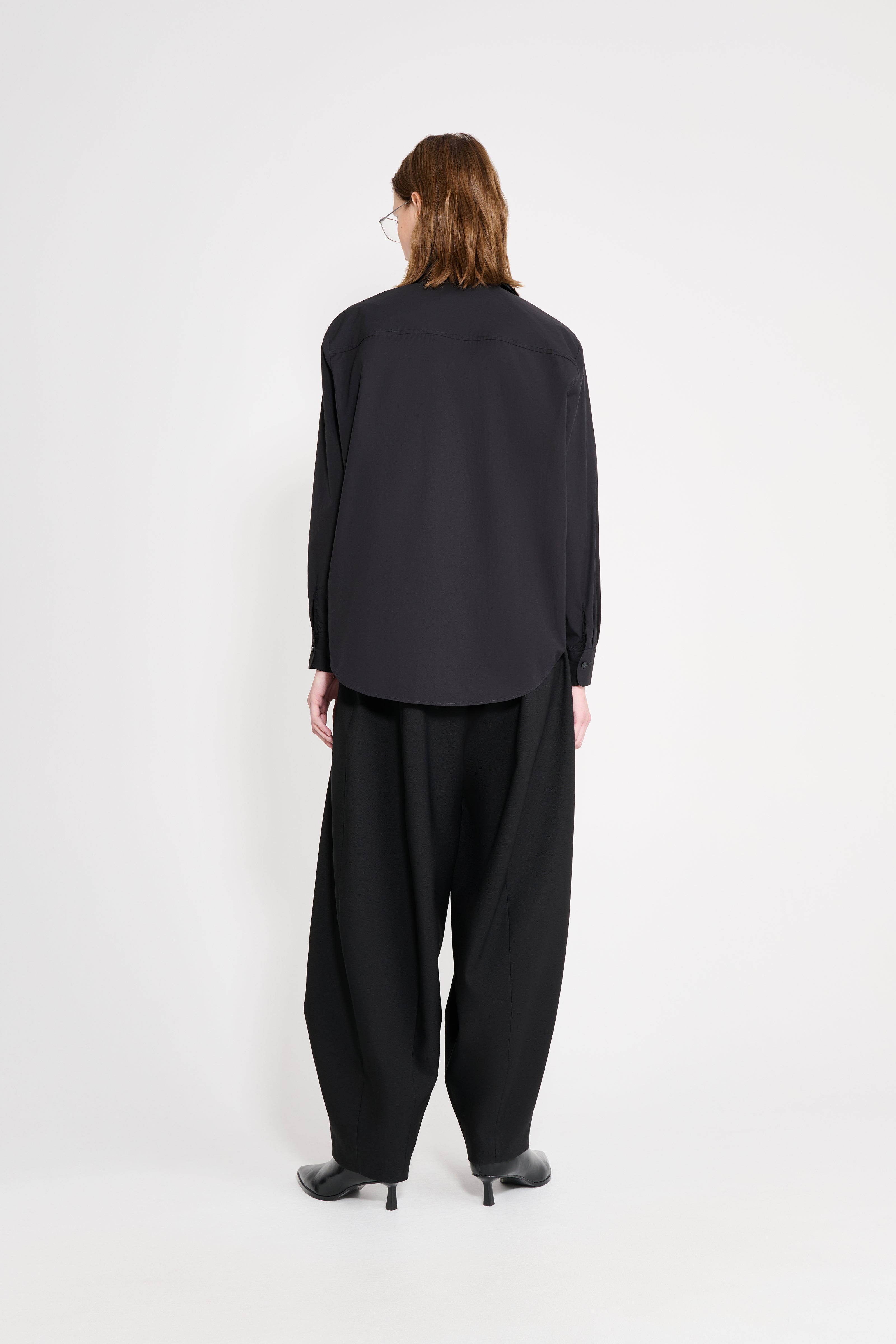 MULTI-LAYERED POPLIN SHIRT