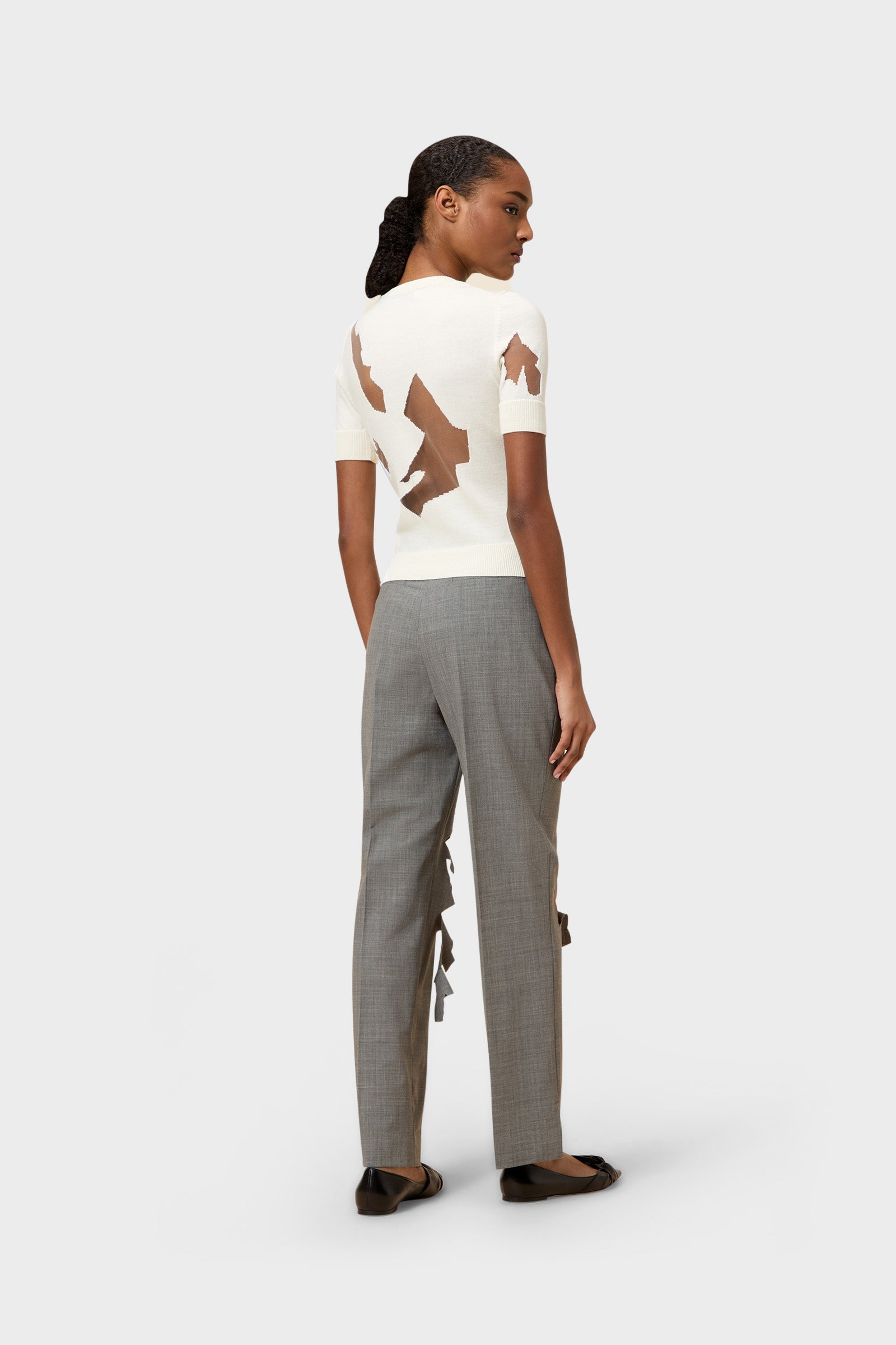 KNIT WOOL TOP