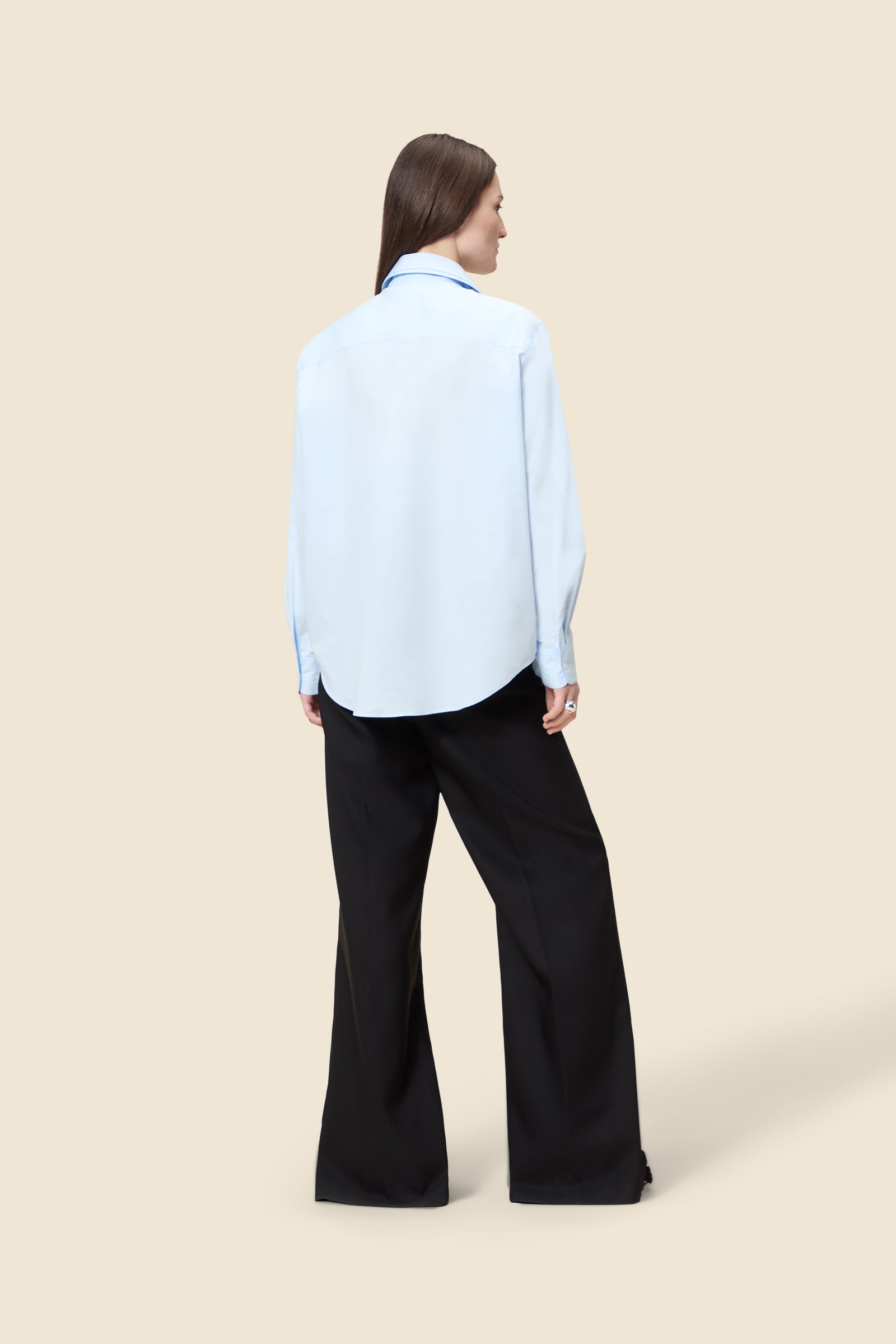 MULTI-LAYERED POPLIN SHIRT