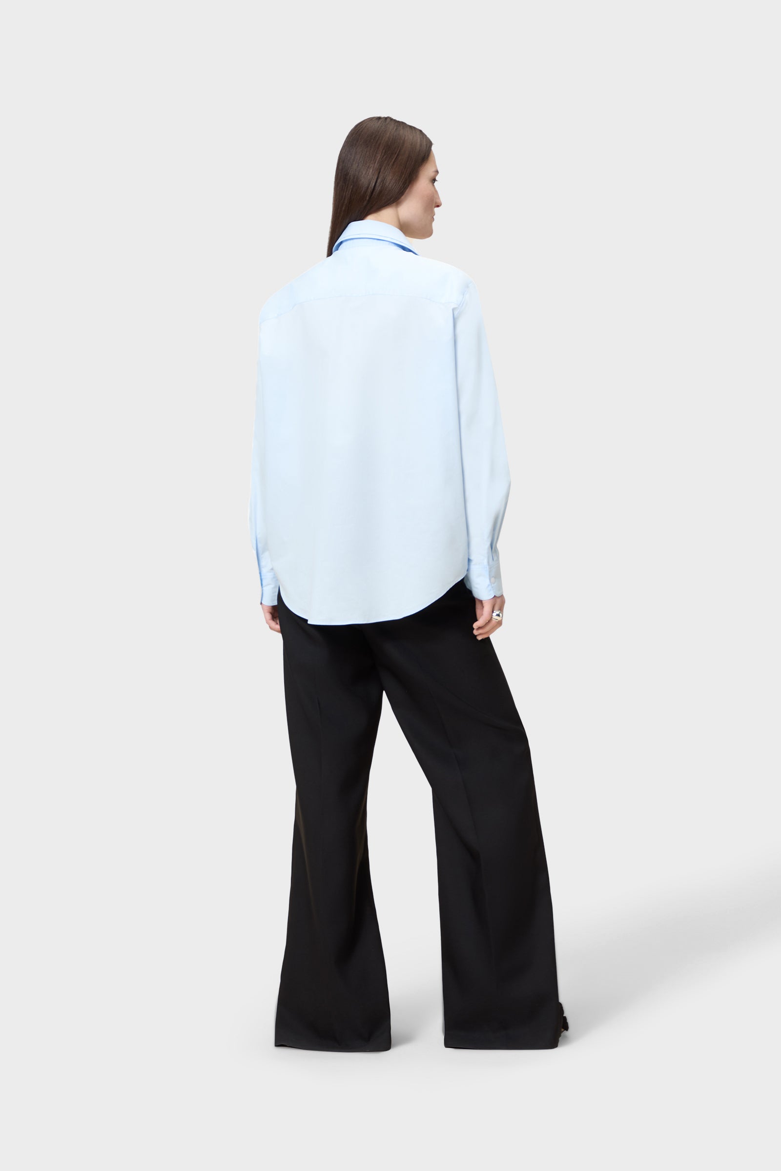 MULTI-LAYERED POPLIN SHIRT