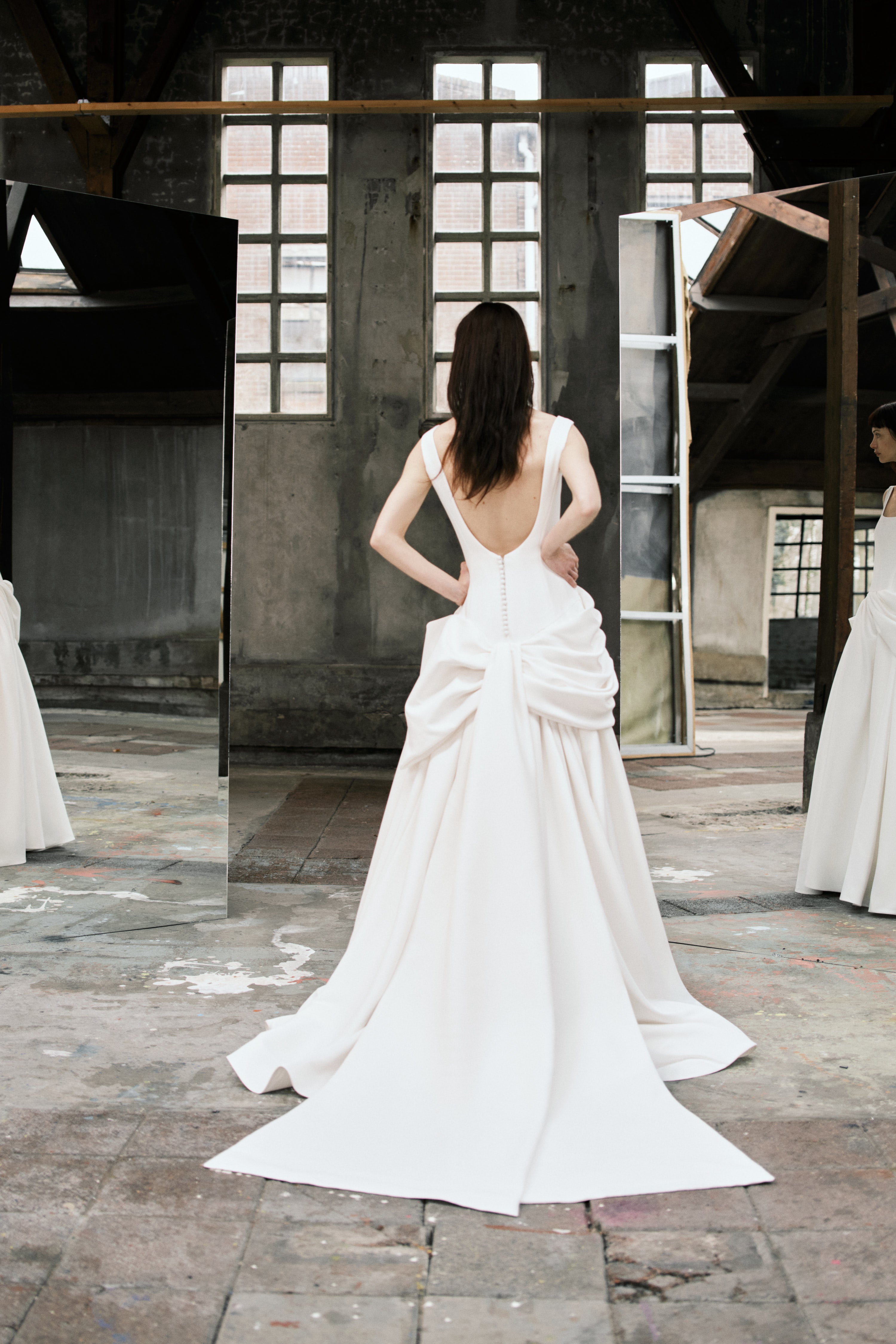 VRM531 - SOPHISTICATED DRAPE A-LINE DRESS