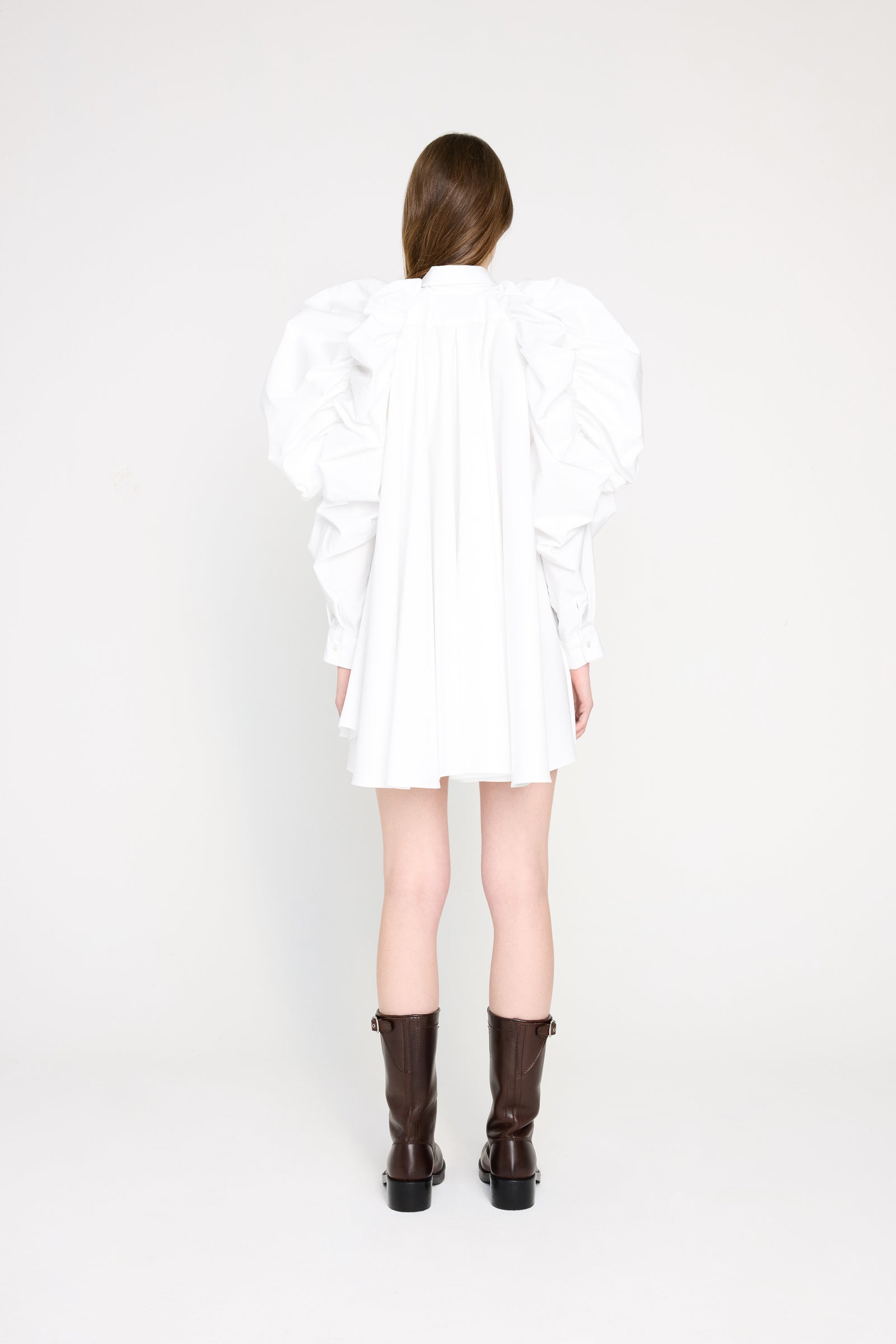PUMPKIN SHIRT DRESS
