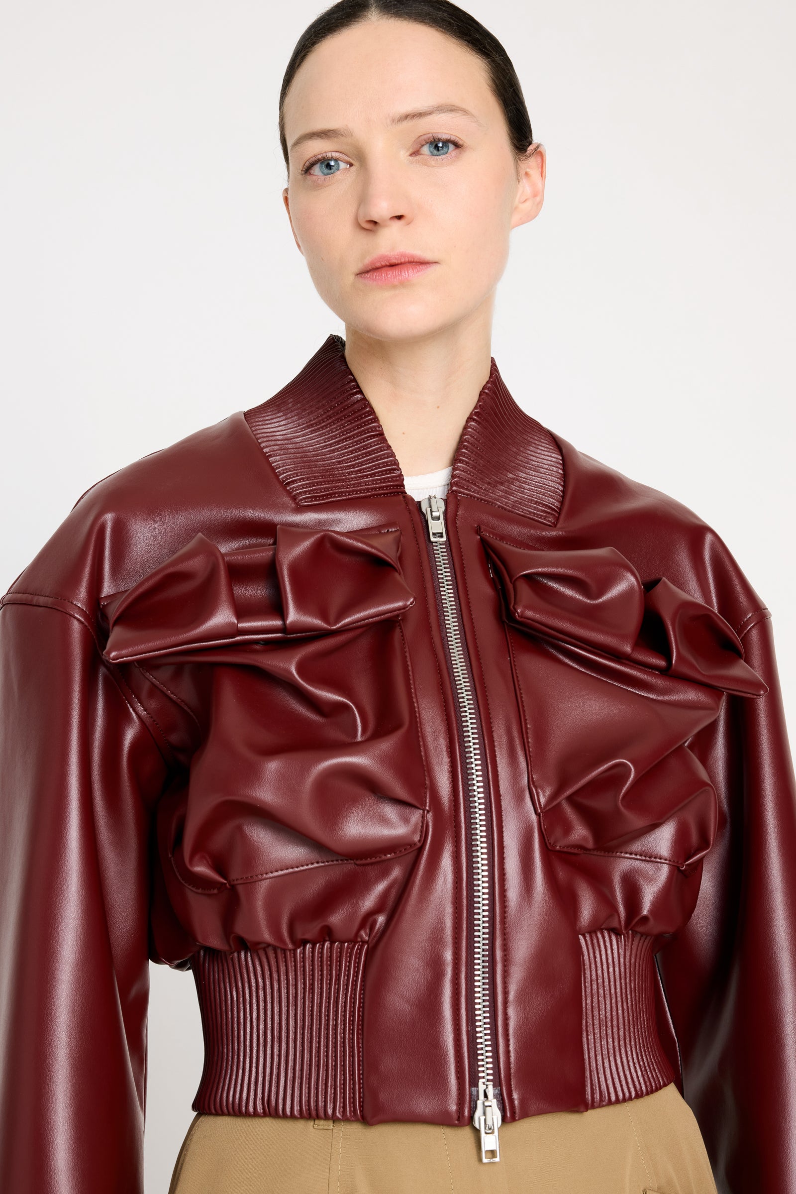 PLEATED POCKET JACKET