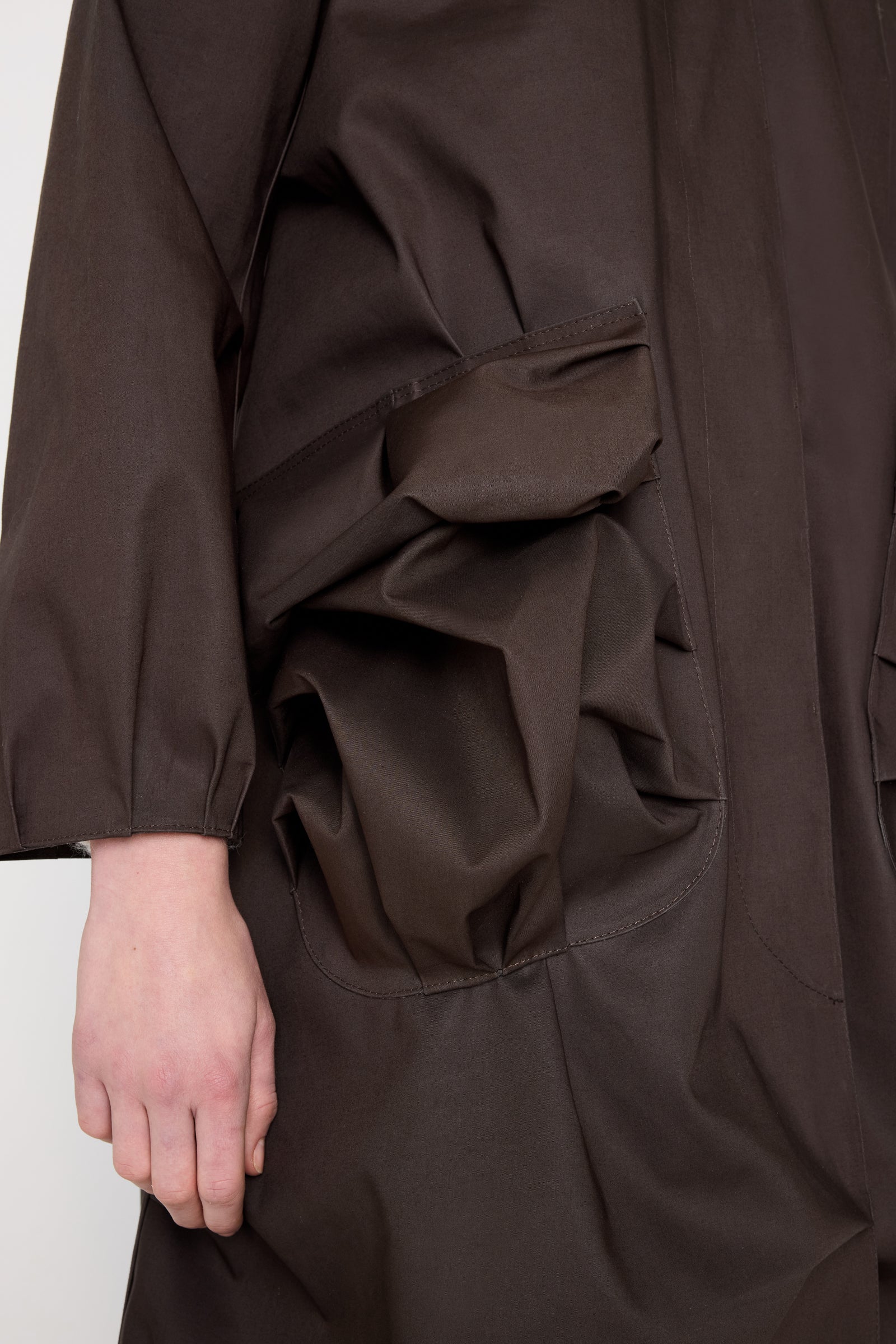 VIKTOR&ROLF X MACKINTOSH PLEATED POCKET RAIN COAT