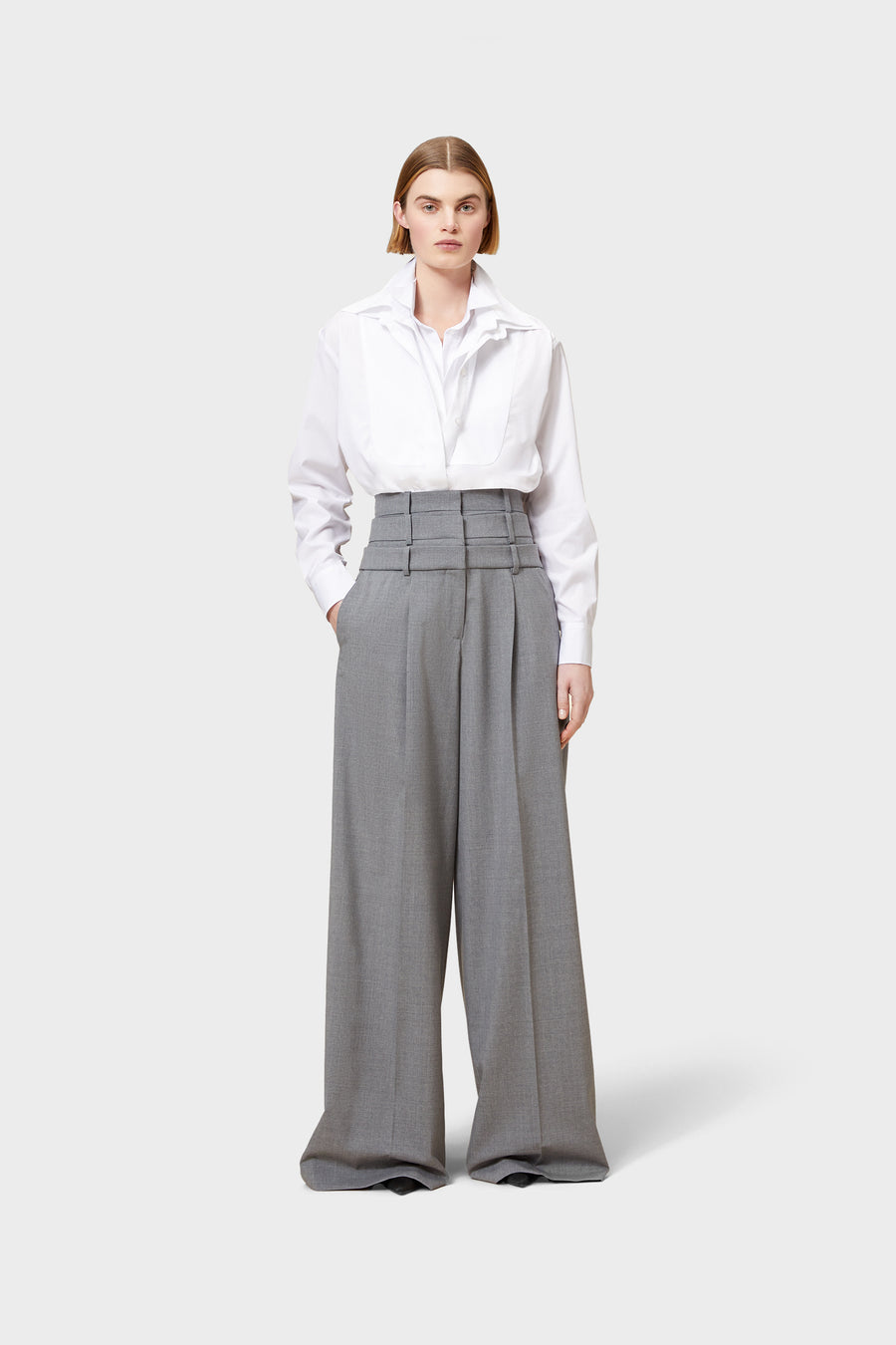 GELAAGDE BROEK