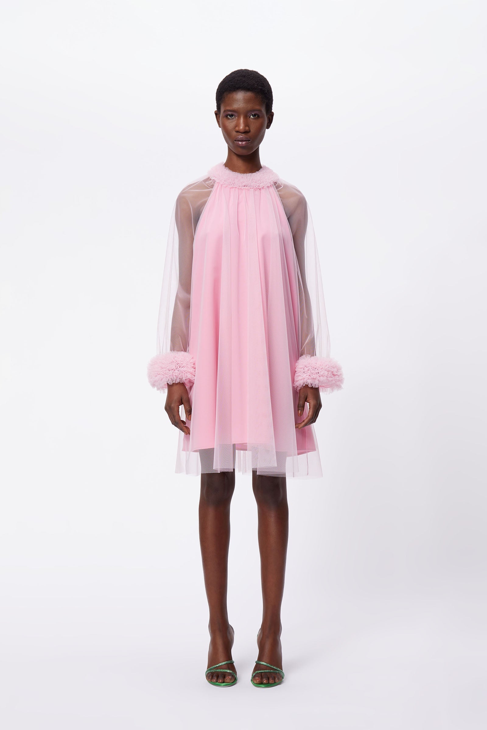 Tulle midi dress outfit discount