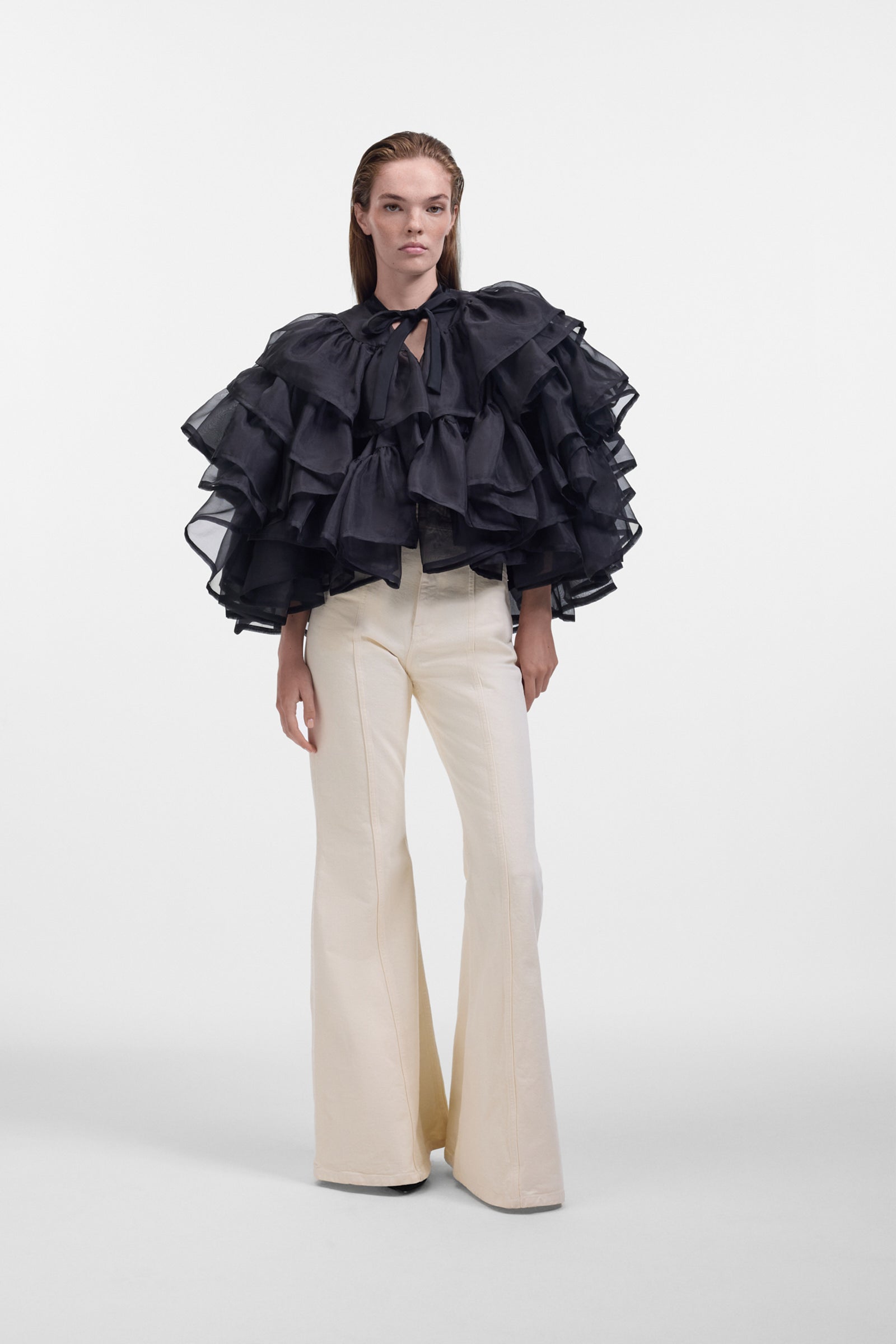 VOLANT ORGANZA JACKET