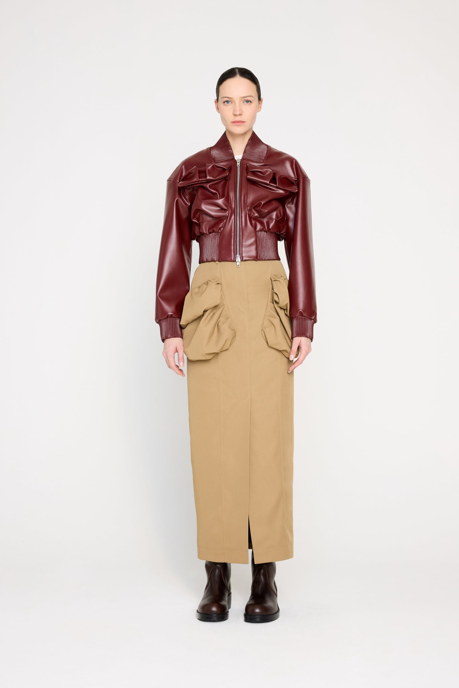 PLEATED POCKET JACKET