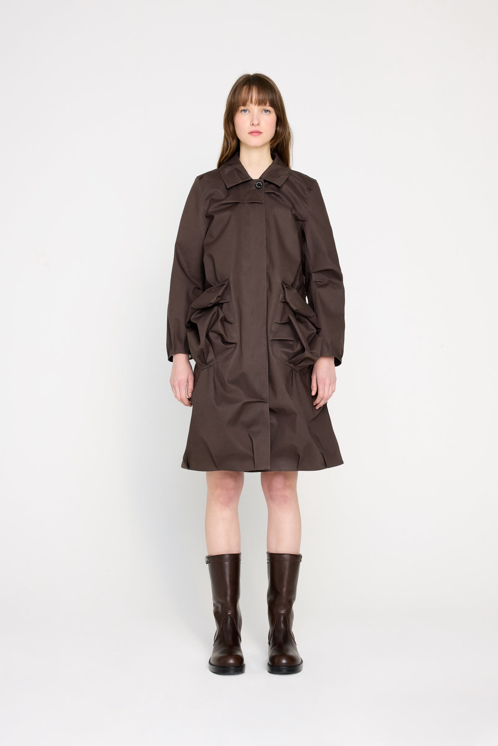 VIKTOR&ROLF X MACKINTOSH PLEATED POCKET RAIN COAT