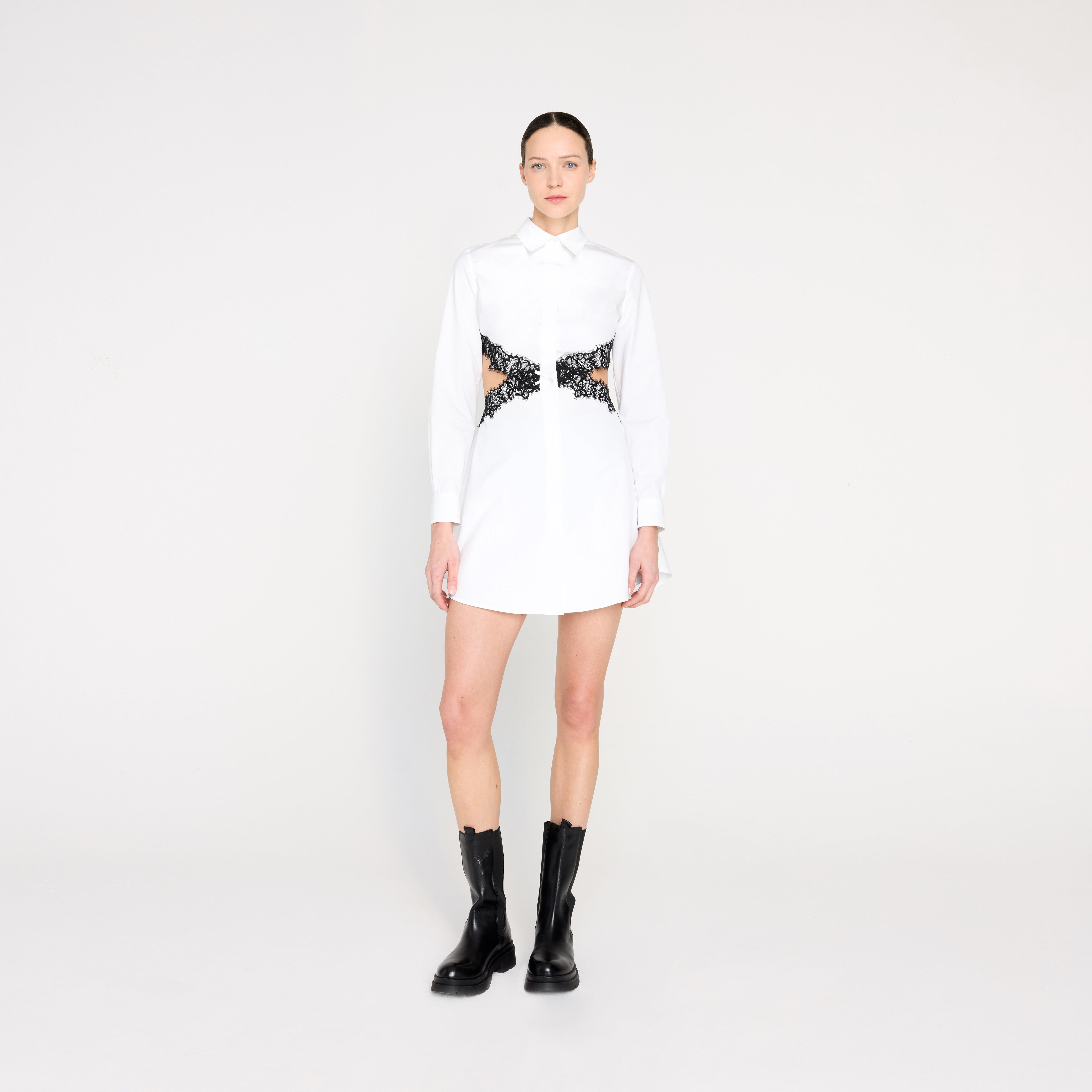 SHIRTJURK MET KANTUITSNIJDHINGEN
