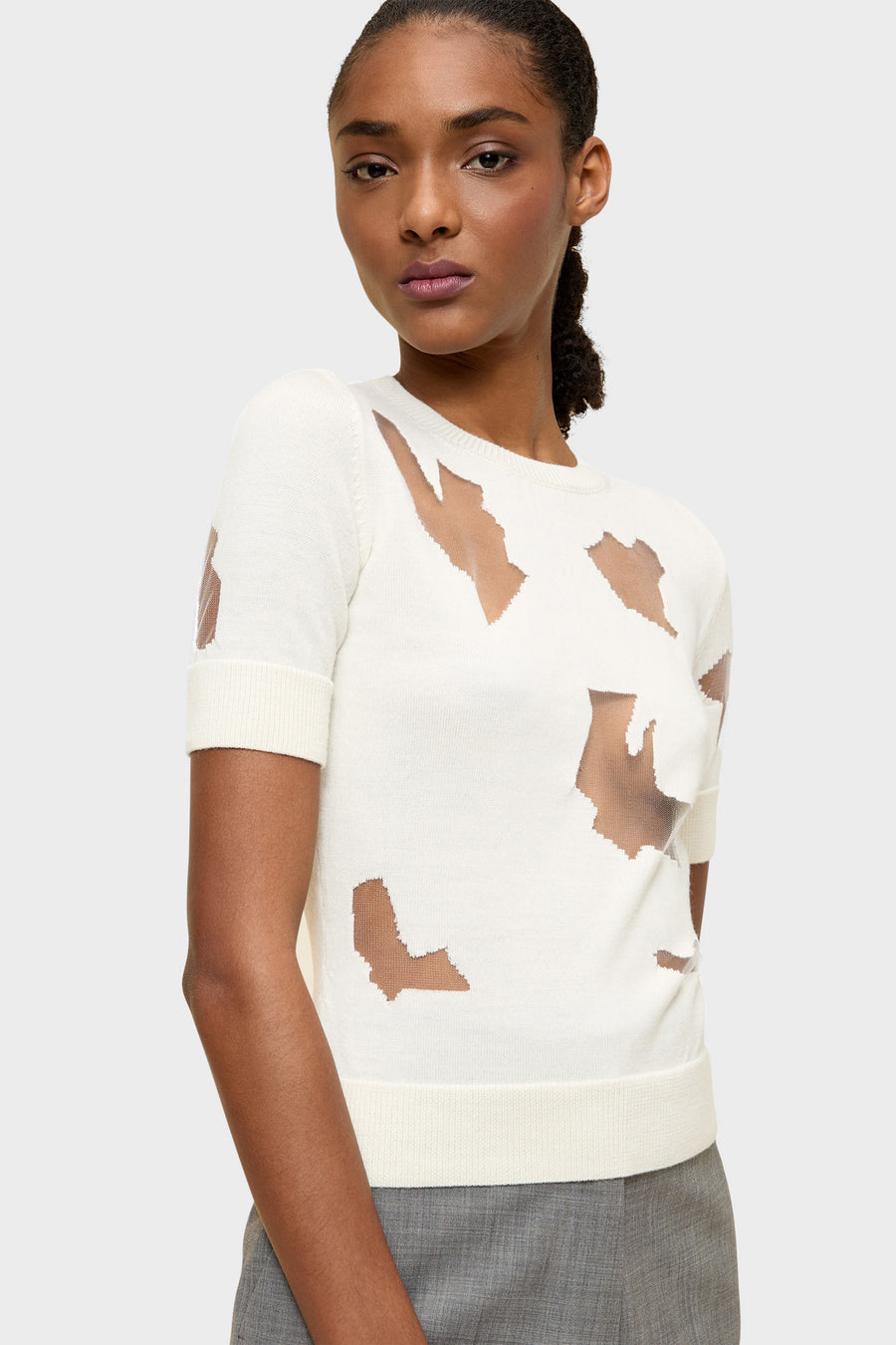 KNIT WOOL TOP