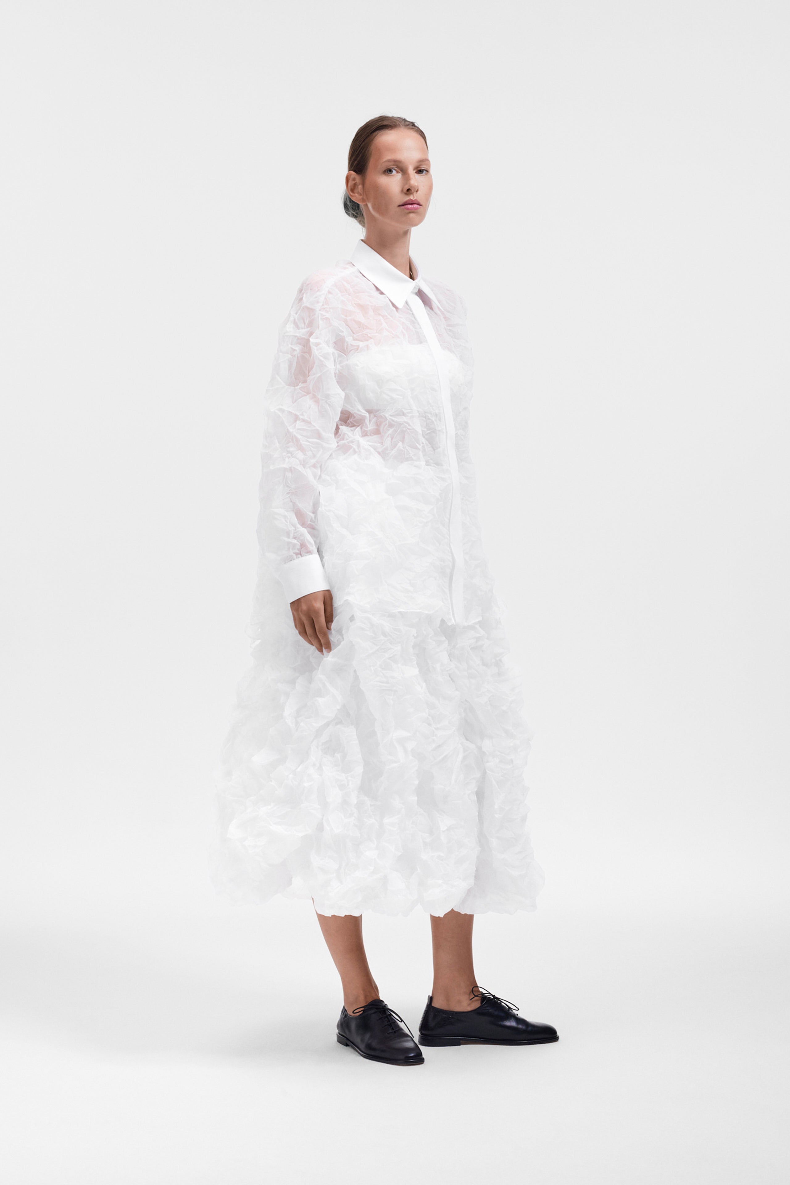 CRINKLE OVERSIZED SHIRT