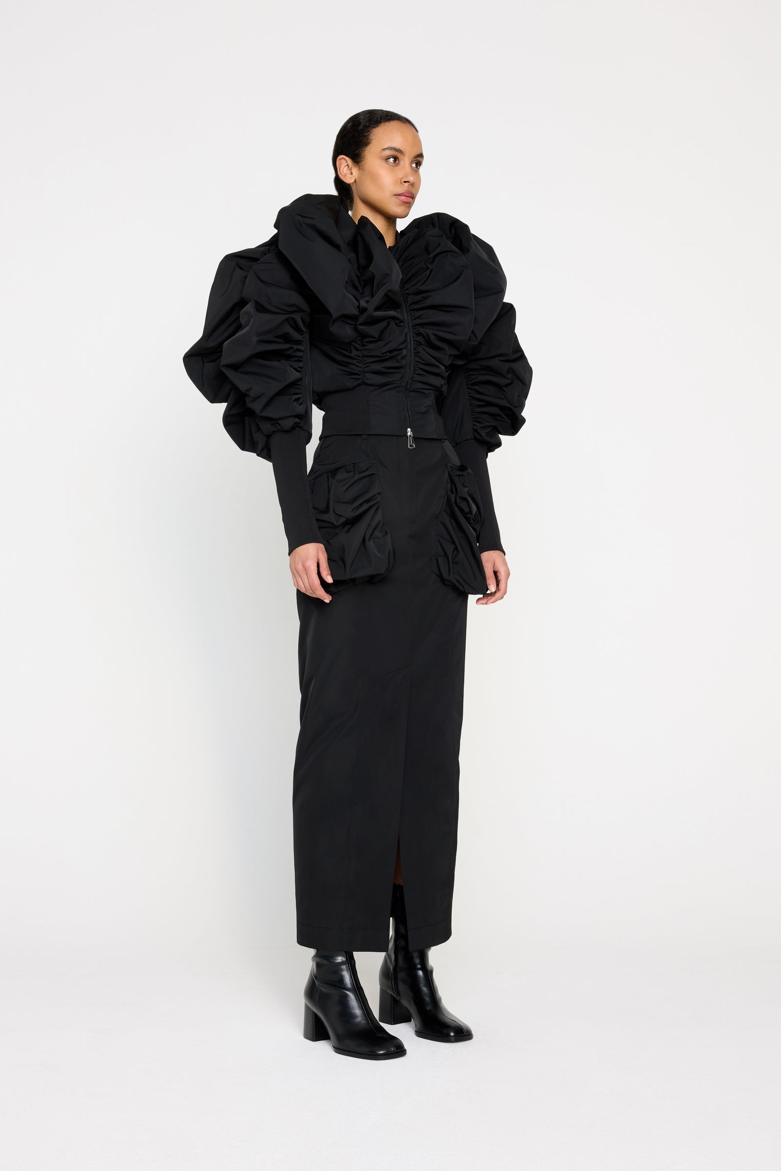 COUTURE PUMPKIN BOMBER