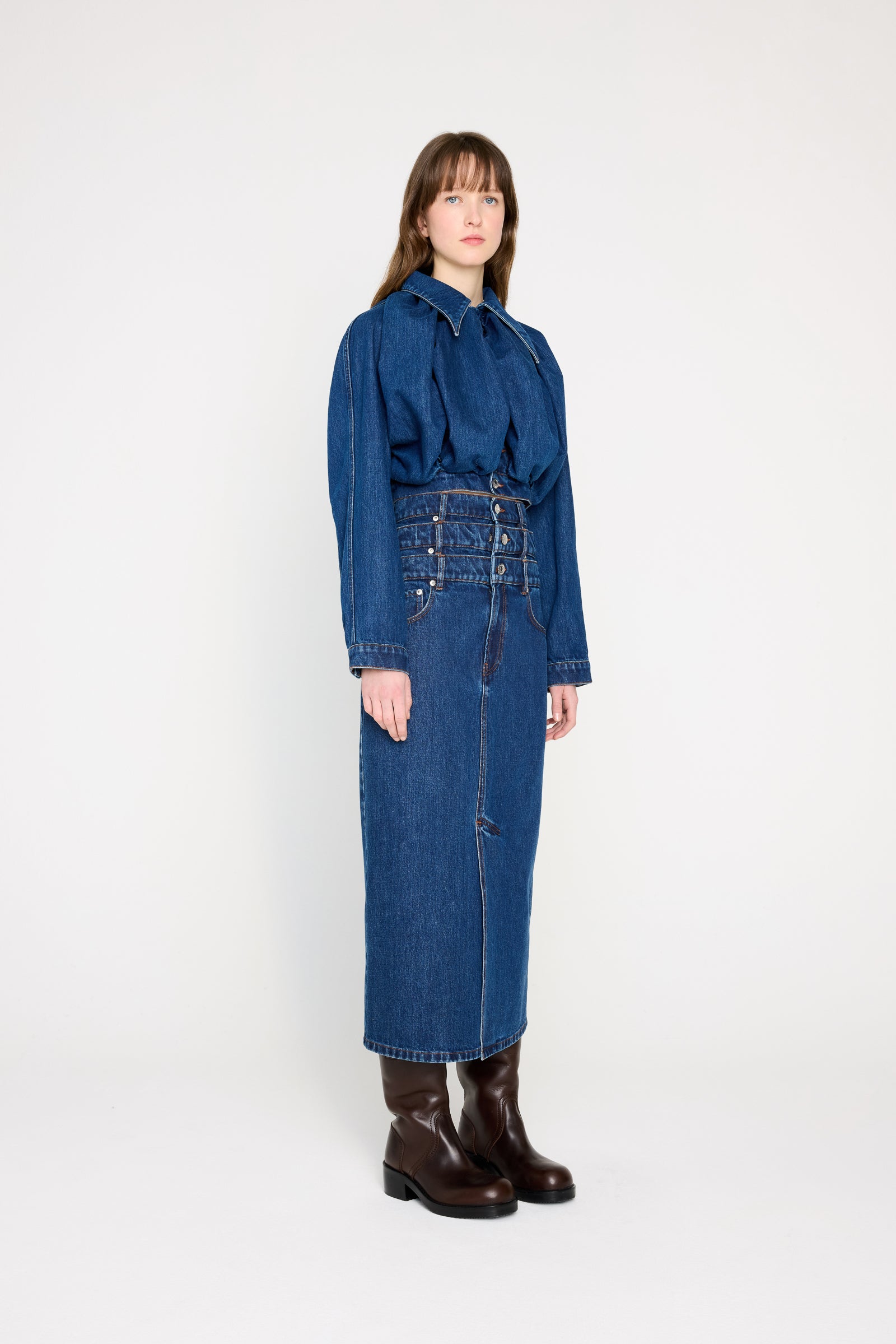 PUMPKIN DENIM JACKET