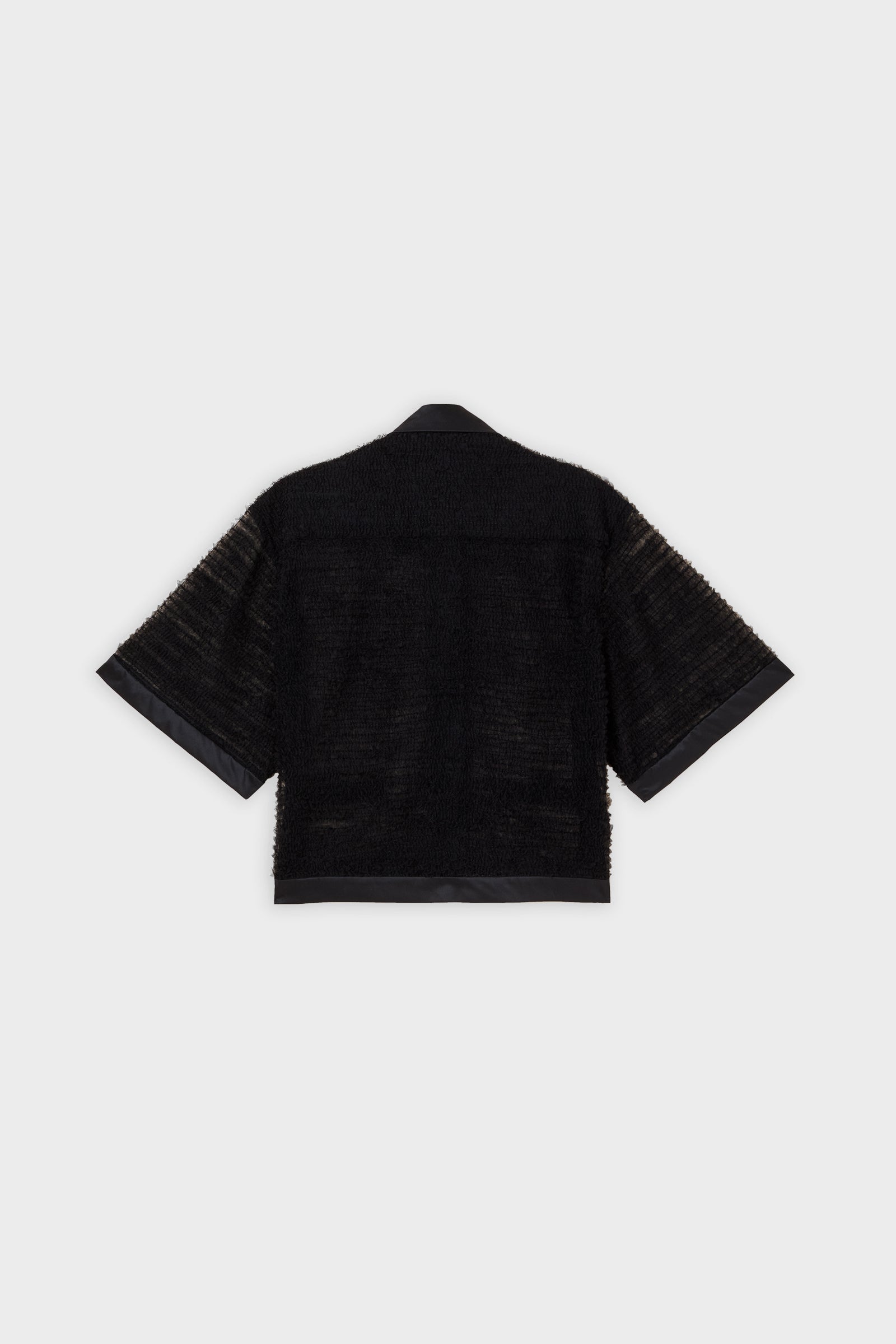 TULLE RUFFLE SHIRT