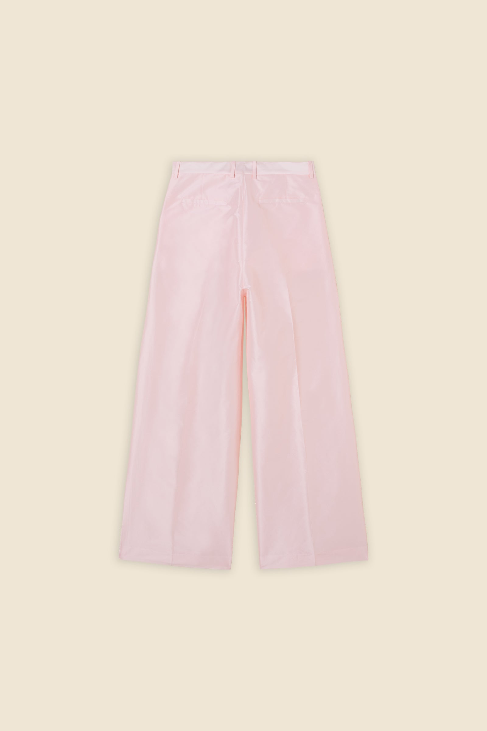 Crafted from silk-blend taffeta, the straight leg trousers offer a tailored fit and timeless elegance