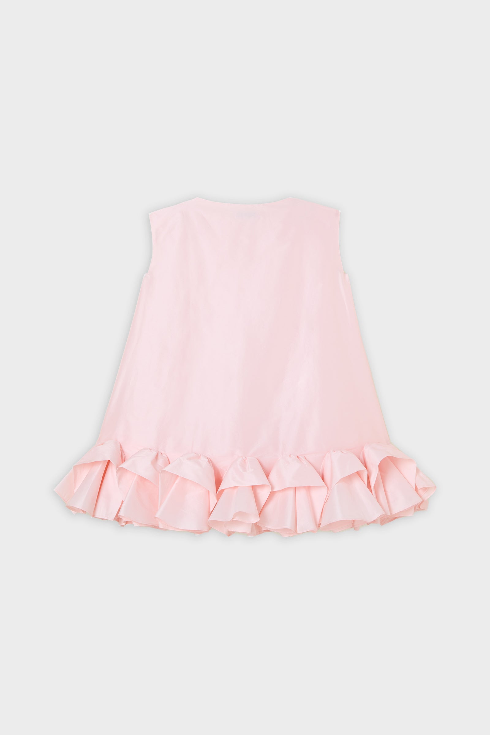 TUCK UP TAFFETA MINI DRESS