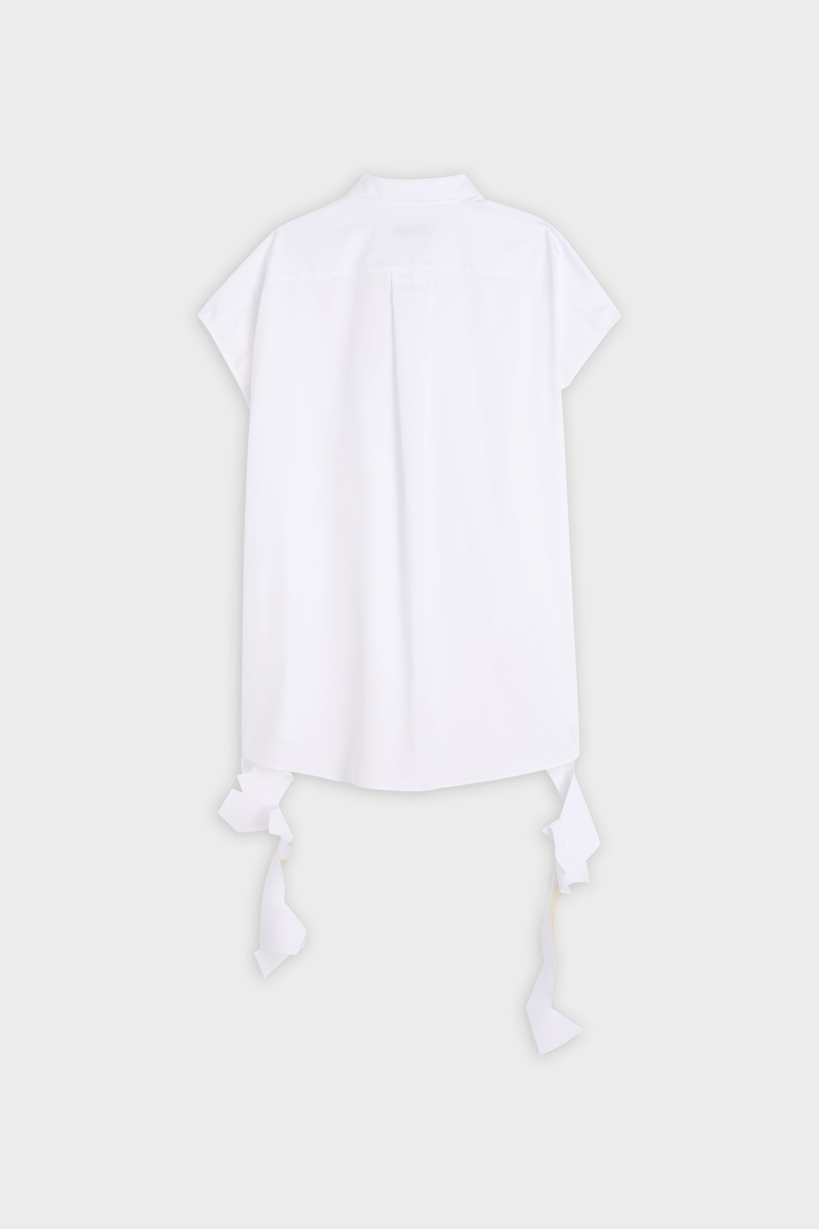 SLEEVELESS POPLIN SHIRT