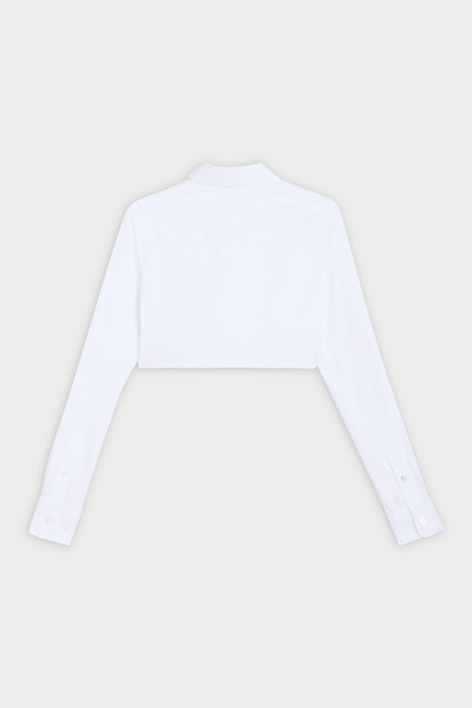 PLEATED POPLIN SHIRT