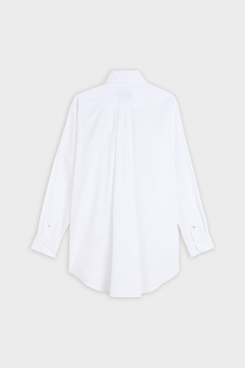 KNOTTED POPLIN SHIRT