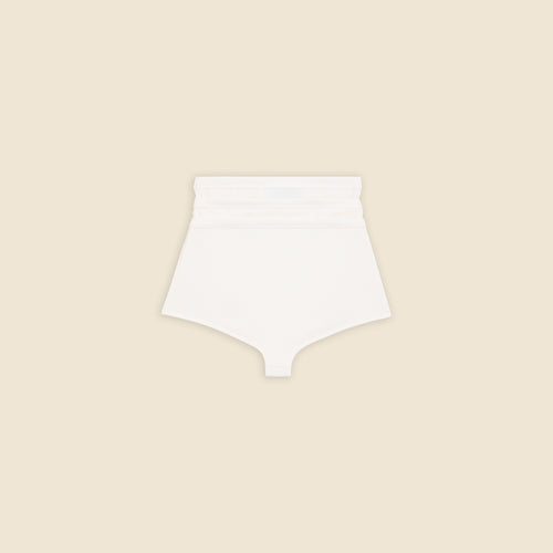 The boy short is a classic staple with a viktor&rolf signature layering twist, inspired by the ‘one woman show’ haute couture collection