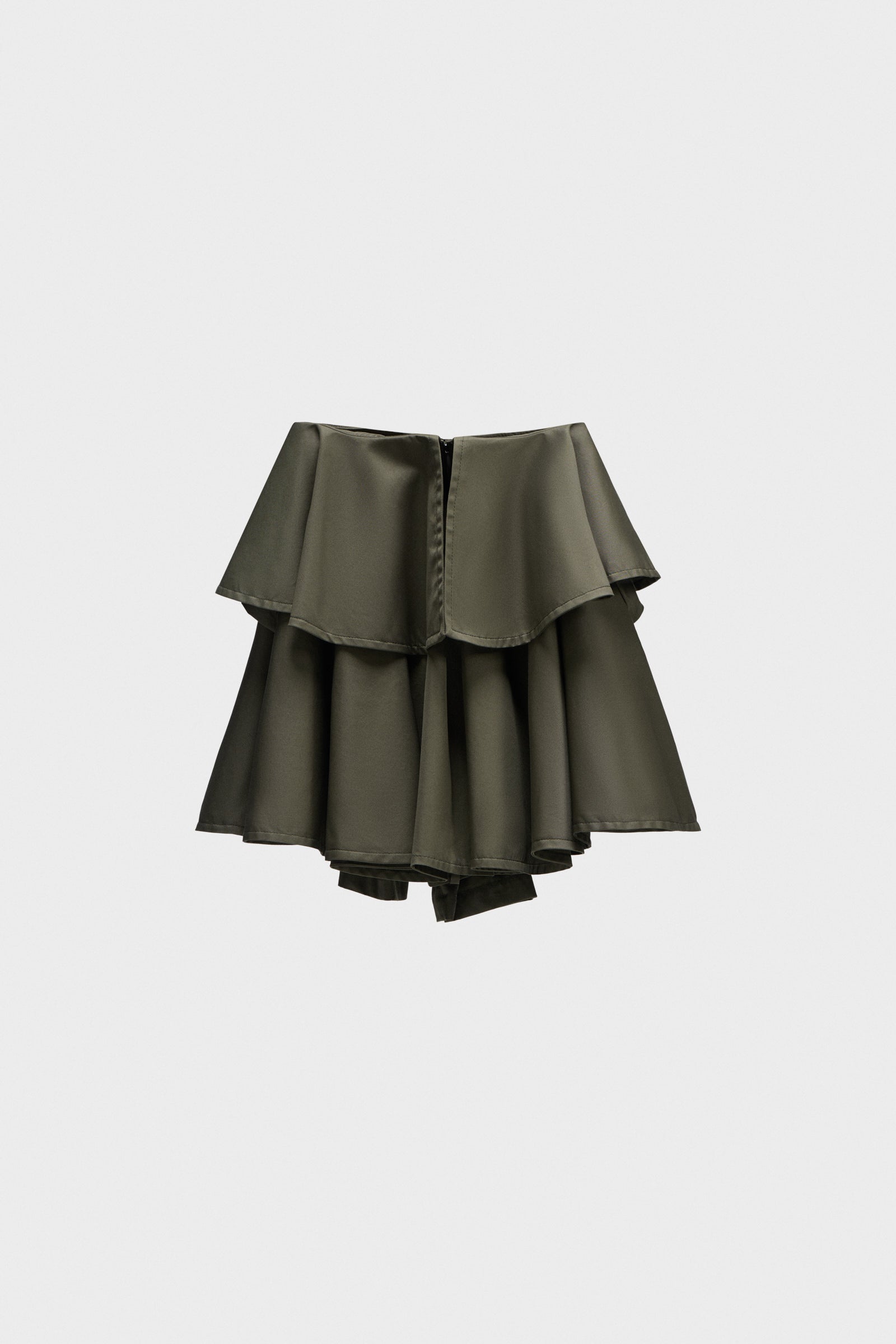 MINIROK MET STRIKDRAPERING