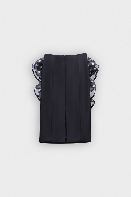 VOLANT MIDI SKIRT