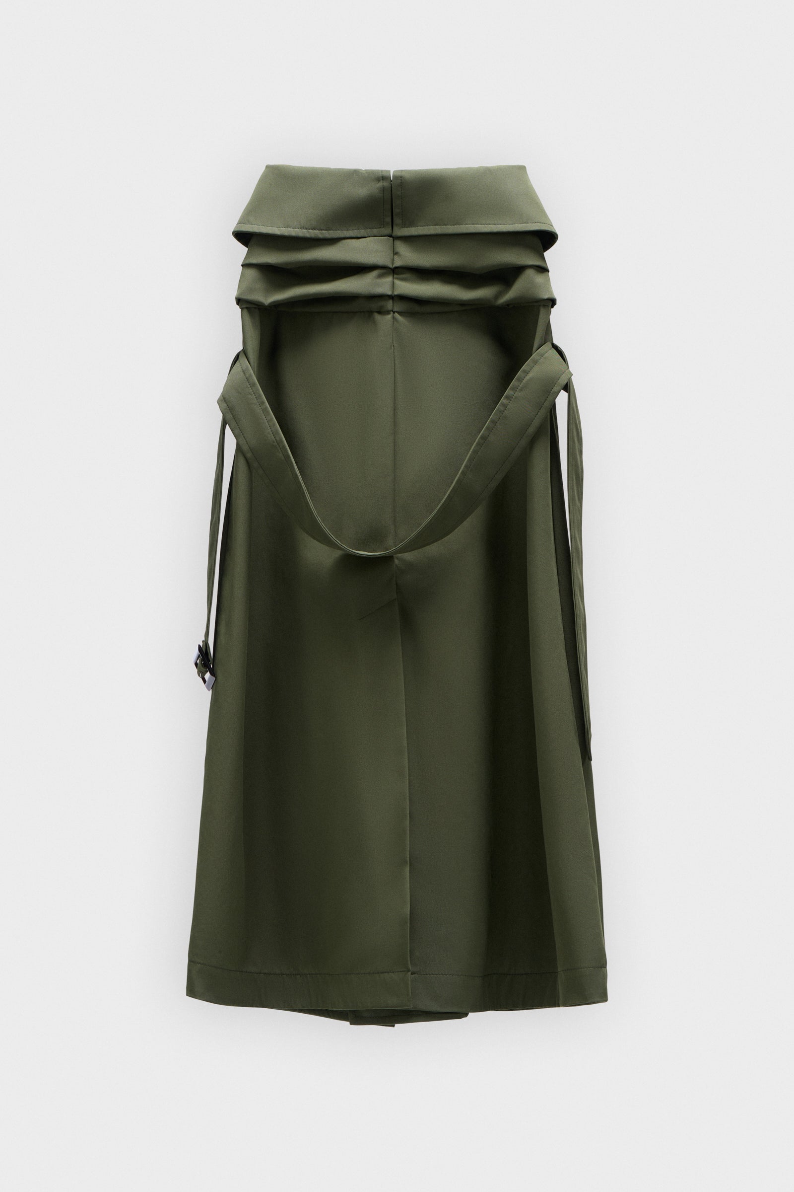 MIDIROK MET GEKNOOPTE MOUWEN