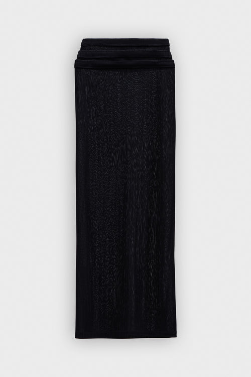 MULTI-LAYERED JERSEY SKIRT