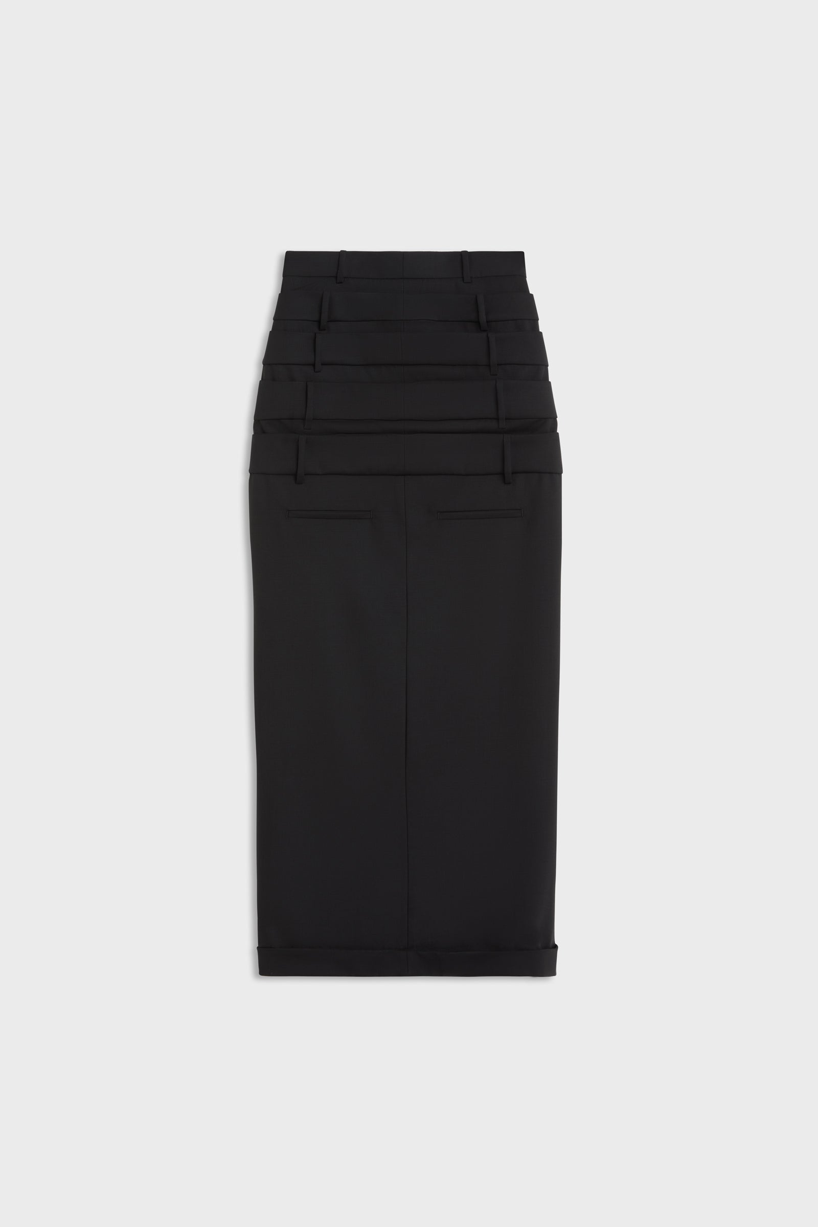 MULTI-LAYERED TROUSERS SKIRT