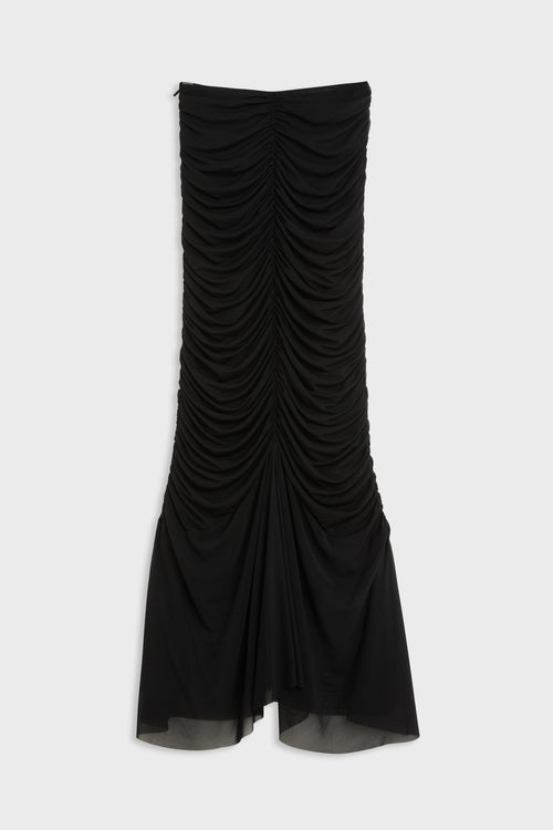 MESH JERSEY MERMAID SKIRT