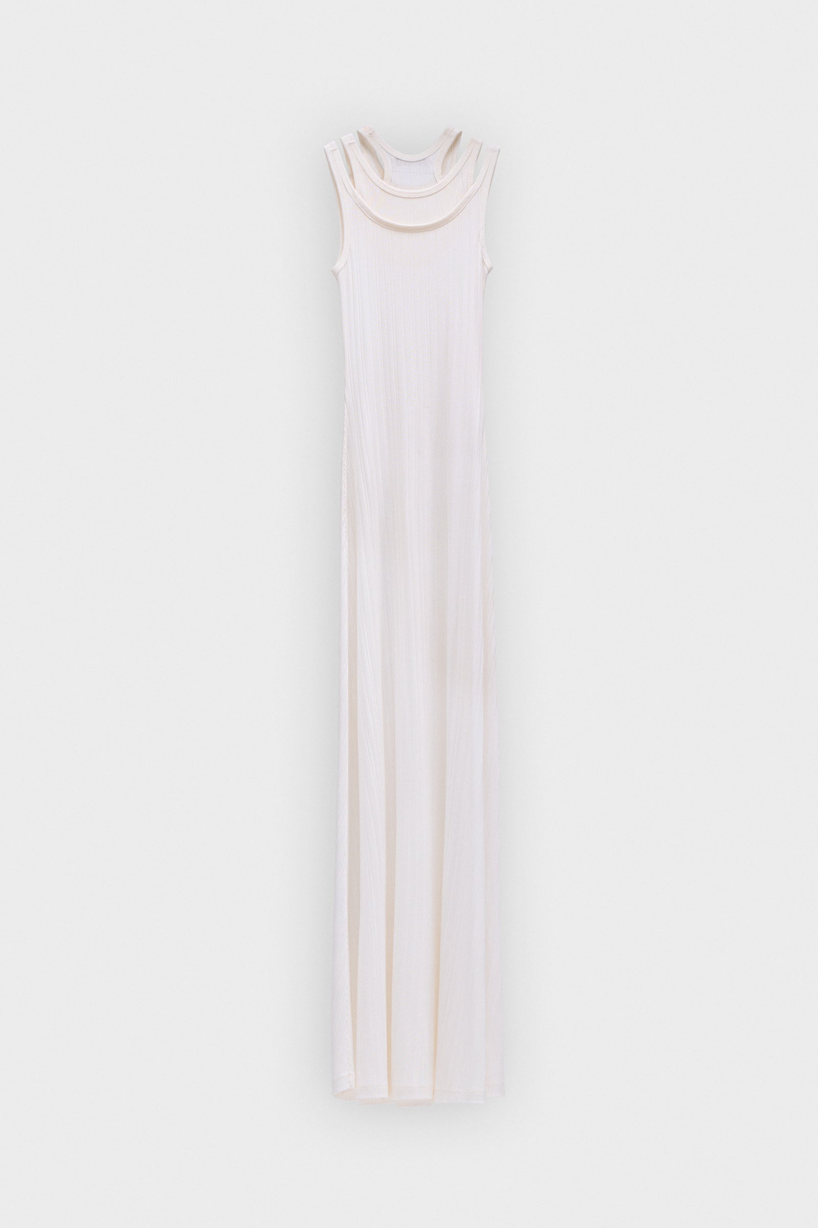 MULTI-LAYERED JERSEY TANK DRESS