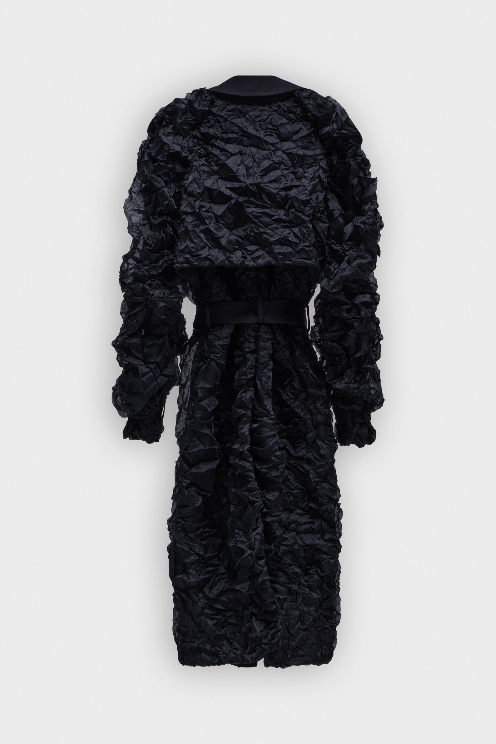 TRENCHCOAT MET PLISSÉ