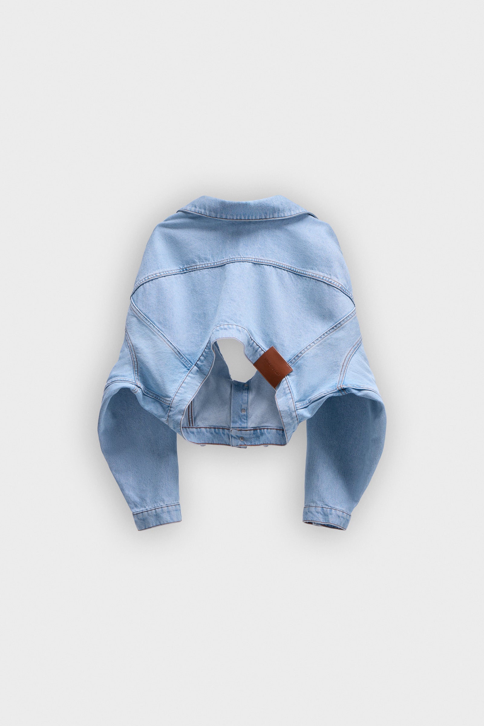DENIM DRAGGED JACKET