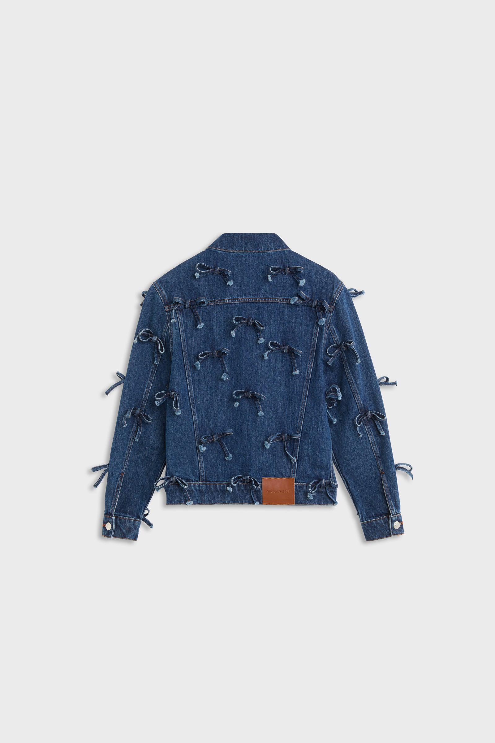 BOW DENIM JACKET