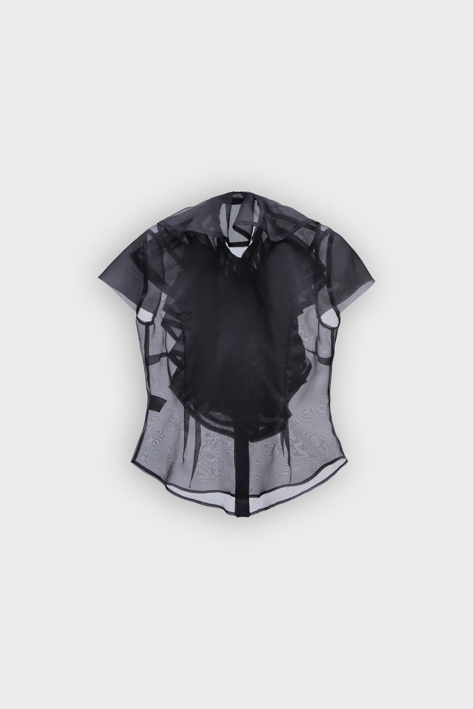 JABOT ORGANZA SHIRT
