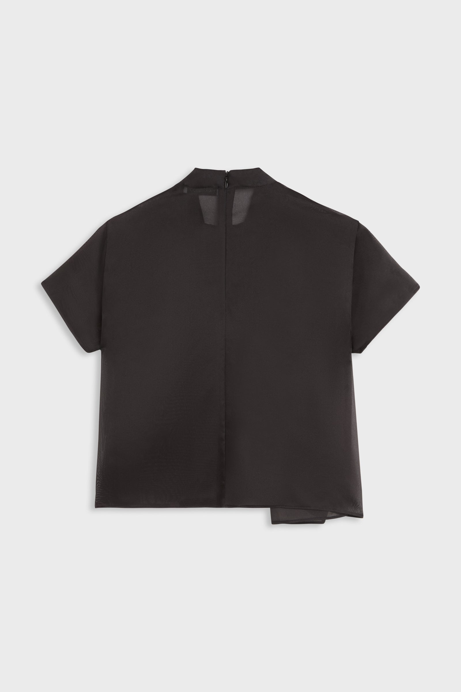 BOW VOLANT ORGANZA TOP