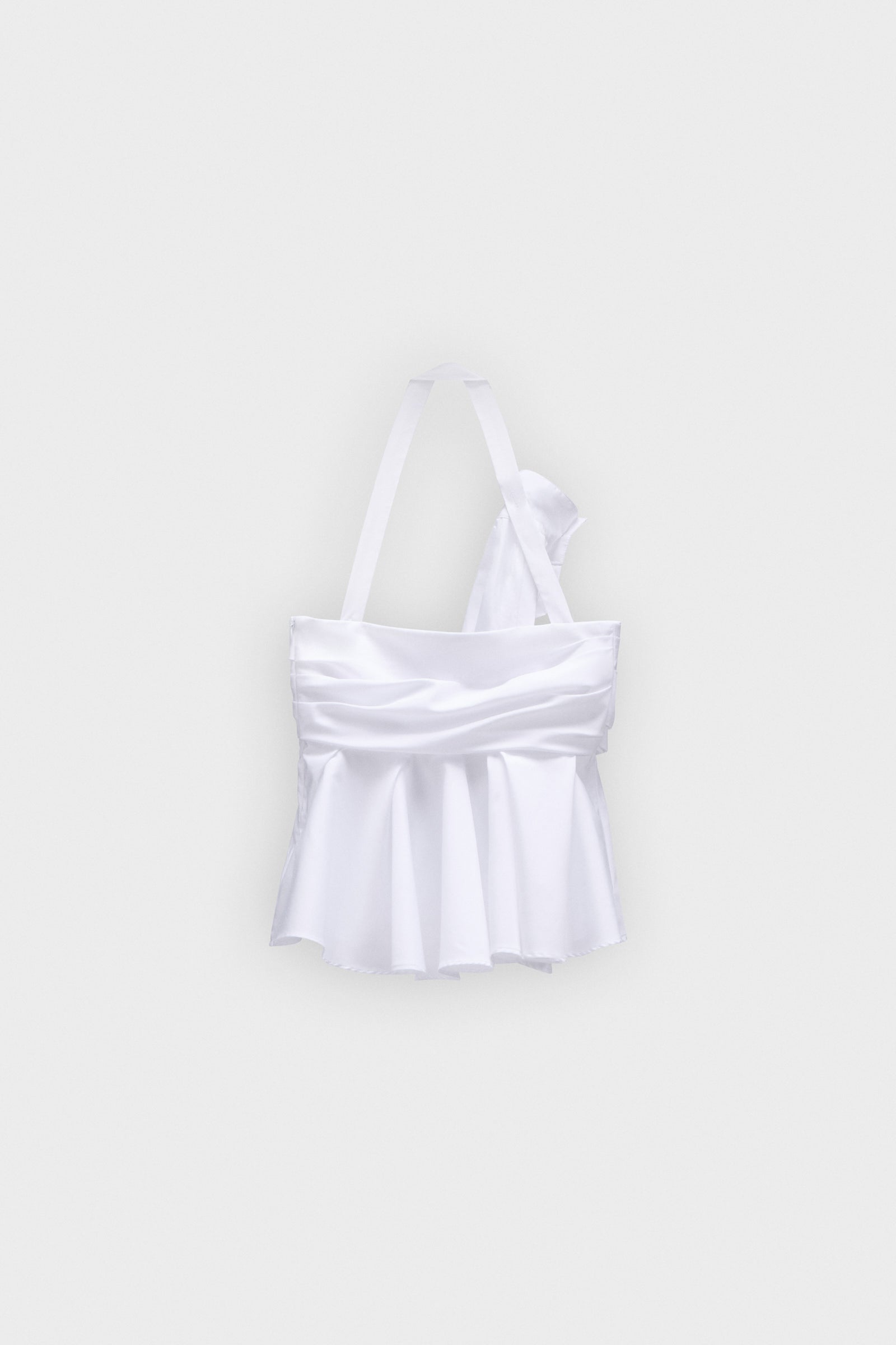 SLEEVE TIE POPLIN TOP