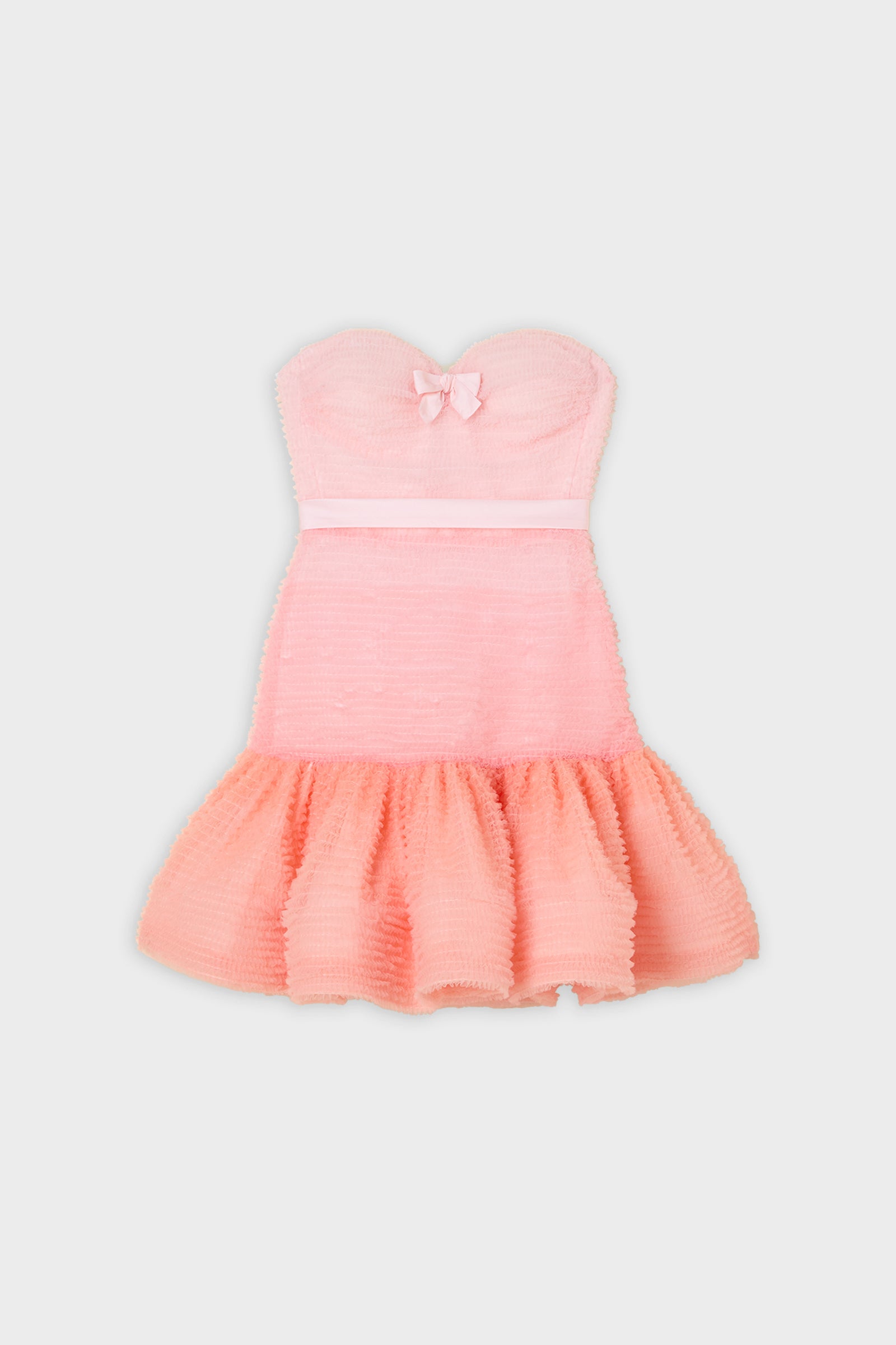 TULLE RUFFLE DRESS