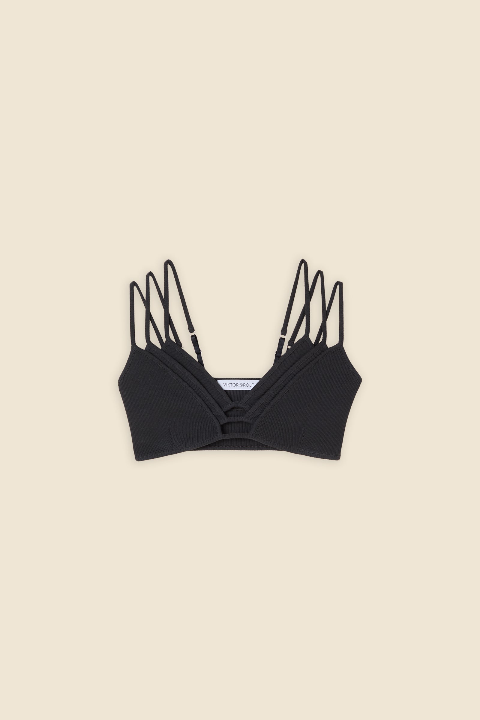 The bralette is a classic staple with a viktor&rolf signature layering twist, inspired by the ‘embodiment’ haute couture collection