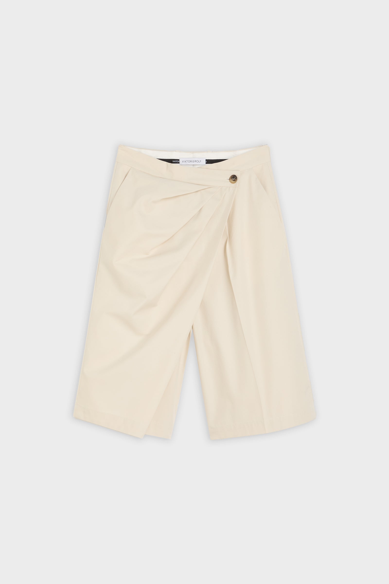 PLEATED GABARDINE CULOTTES