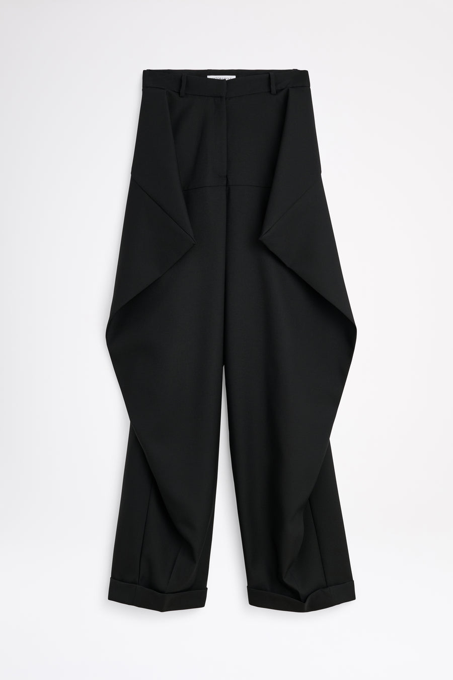 Black pants on a white background